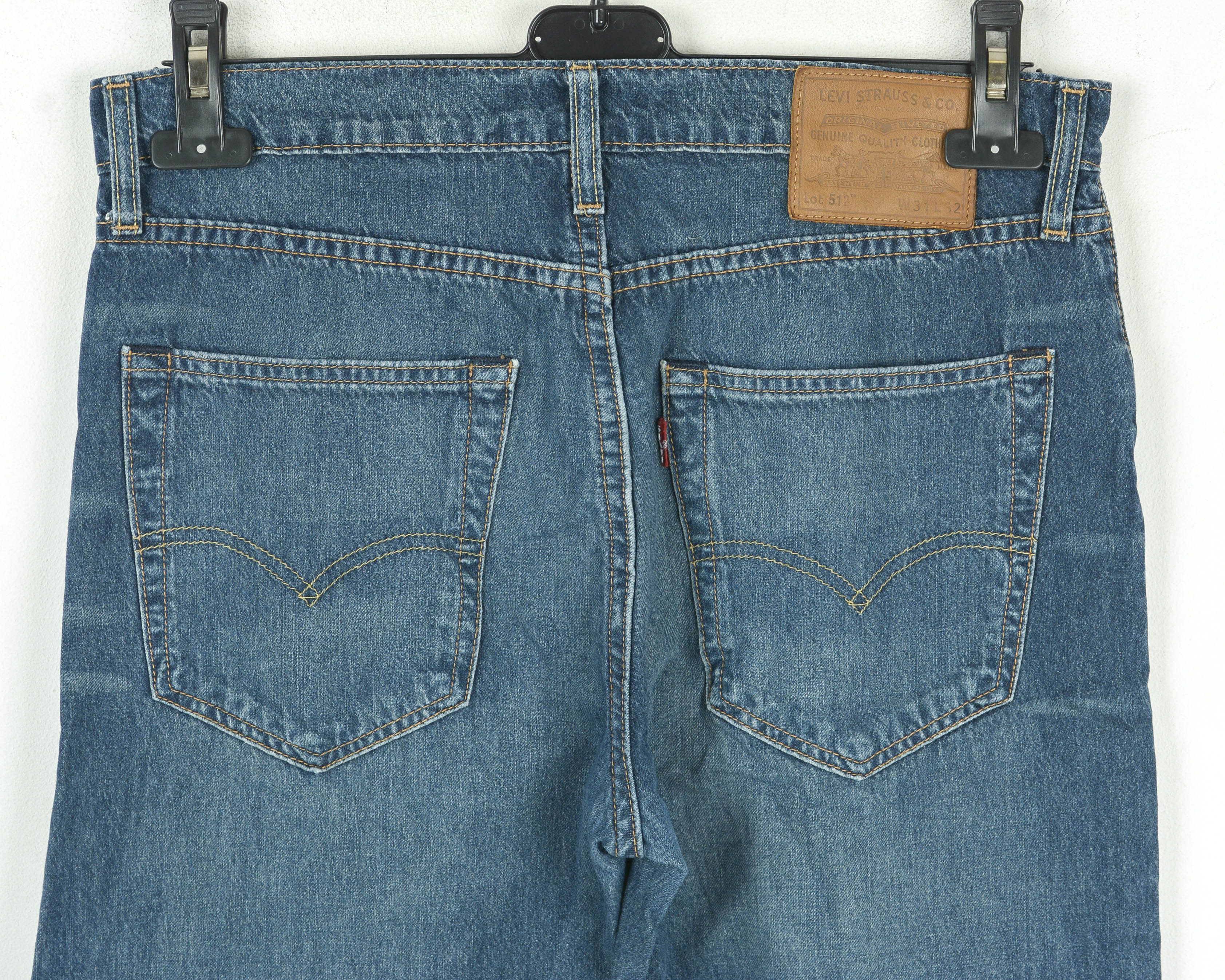 Levi's LEVI STRAUSS 512 W31 L32 Jeans Pants Trousers Slim Tapered Size US 31 - 4 Thumbnail