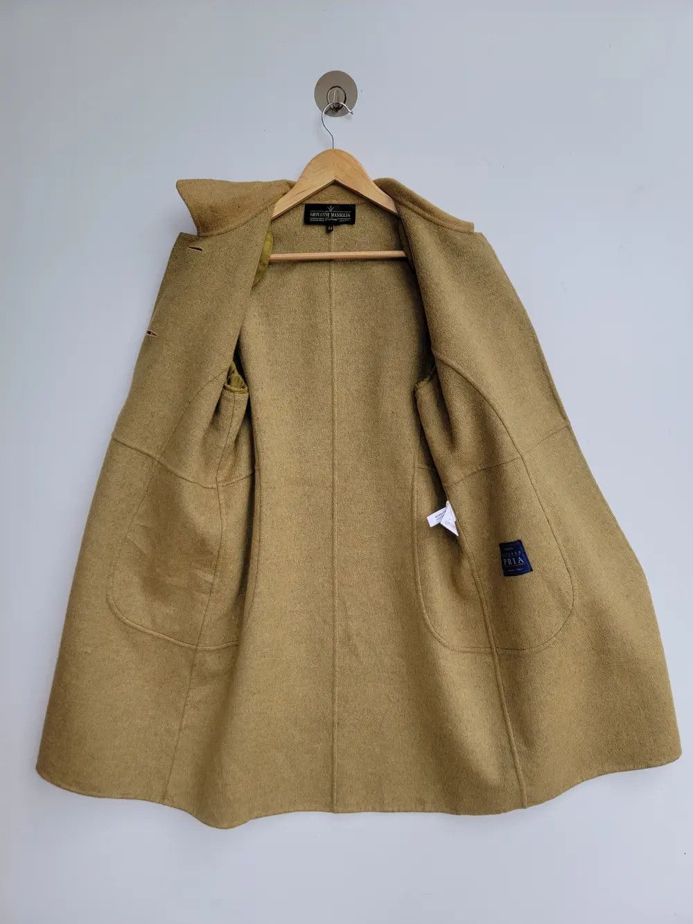Other Giovanni Maniglia Wool Long Jacket Size L / US 10 / IT 46 - 7 Thumbnail