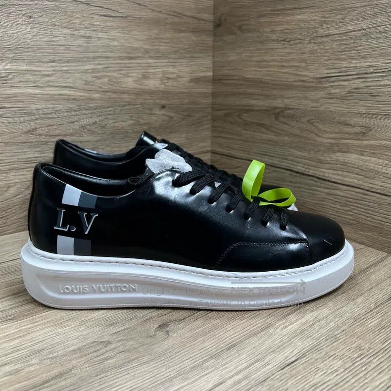 Louis Vuitton Louis Vuitton Black heavy soled shoes Size US 6.5 / EU 39-40 - 5 Thumbnail