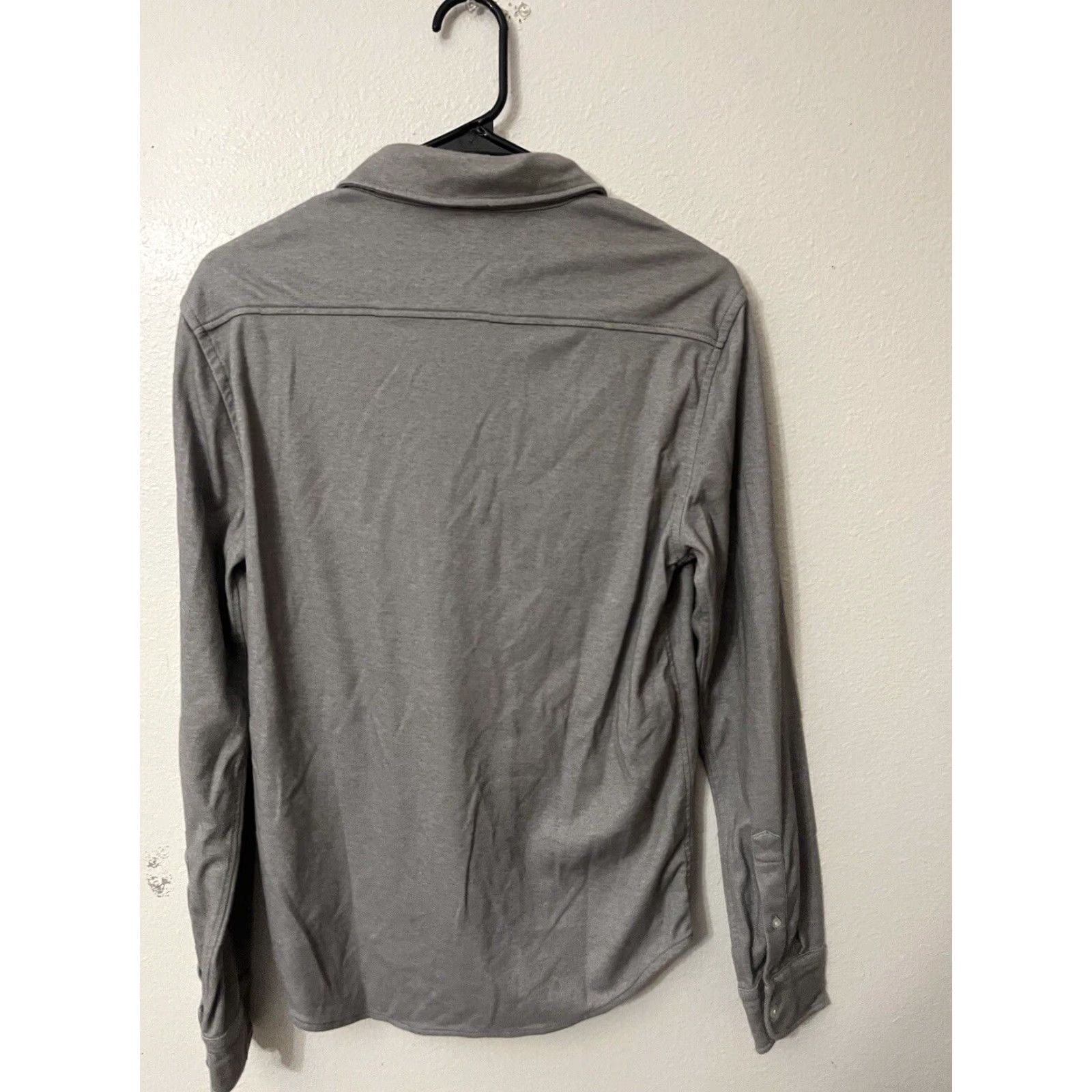 Banana Republic Banana Republic Button-Up Shirt Mens Small Gray Solid Slim Fit Shirt Adult Small Gray Banana Republic Size US S / EU 44-46 / 1 - 2 Thumbnail