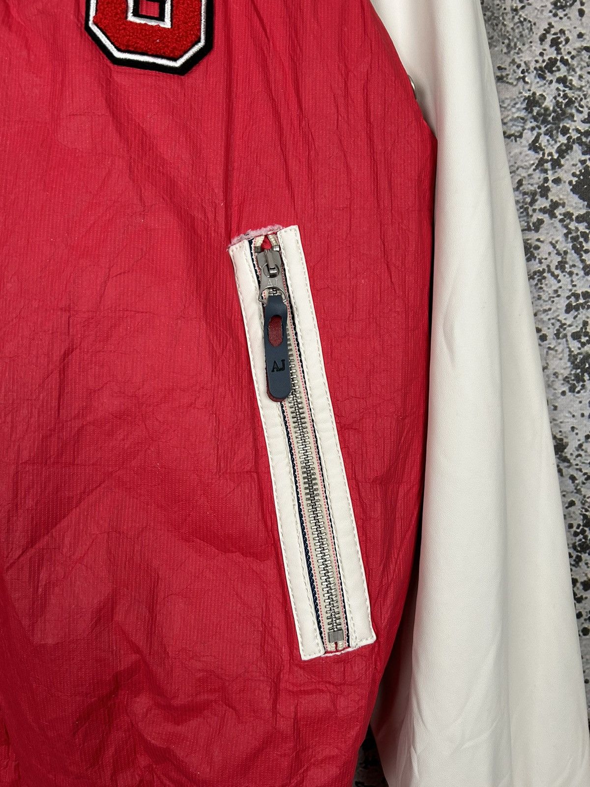 Armani Vintage Armani Jeans Varsity Bomber Jacket Avant-garde Y2K Size US L / EU 52-54 / 3 - 4 Thumbnail