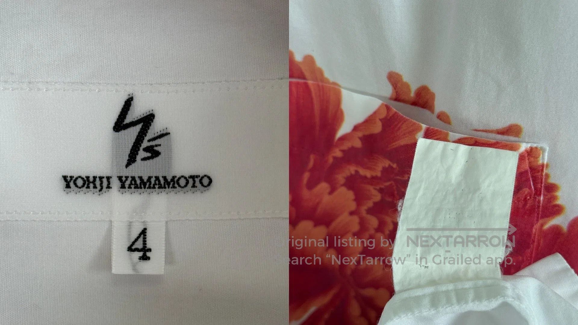 Yohji Yamamoto Yohji Yamamoto 05AW Yuzen Peony Shirt. Size US XL / EU 56 / 4 - 7 Thumbnail