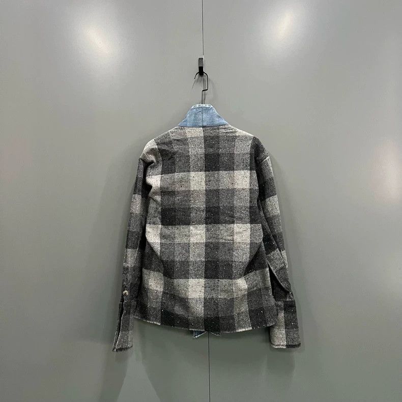 Greg Lauren greg lauren Cowboy patchwork plaid shirt 2506-Nextarrow Size US M / EU 48-50 / 2 - 2 Thumbnail