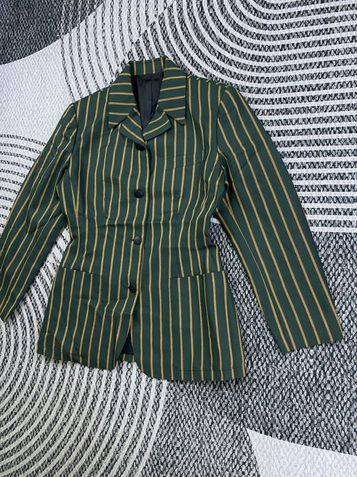 Jean Paul Gaultier Vintage Junior Gaultier By Jean Paul Gaultier Striped Jacket Size US M / EU 48-50 / 2 - 3 Thumbnail
