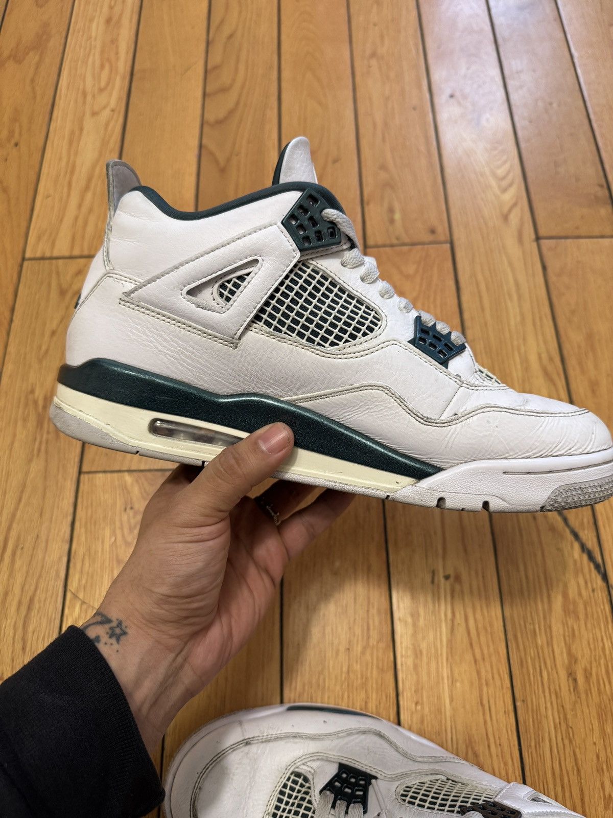Jordan Brand Air Jordan 4 "Oxidized Green" Size US 10 / EU 43 - 8 Thumbnail