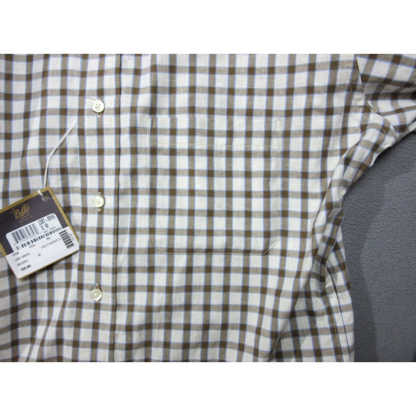 Bills Khakis Bills Khakis Shirt Mens Medium Brown Buffalo Check Flannel Button Up Classic Fit Mens Size US M / EU 48-50 / 2 - 6 Thumbnail
