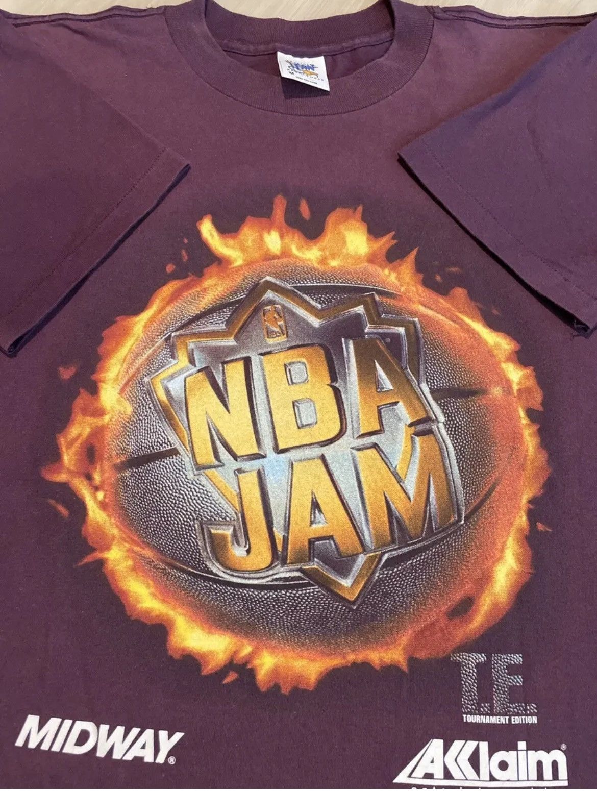 Rap Tees × Vintage Vintage NBA Jam Promo T-Shirt, Size: Medium Size US M / EU 48-50 / 2 - 1 Thumbnail