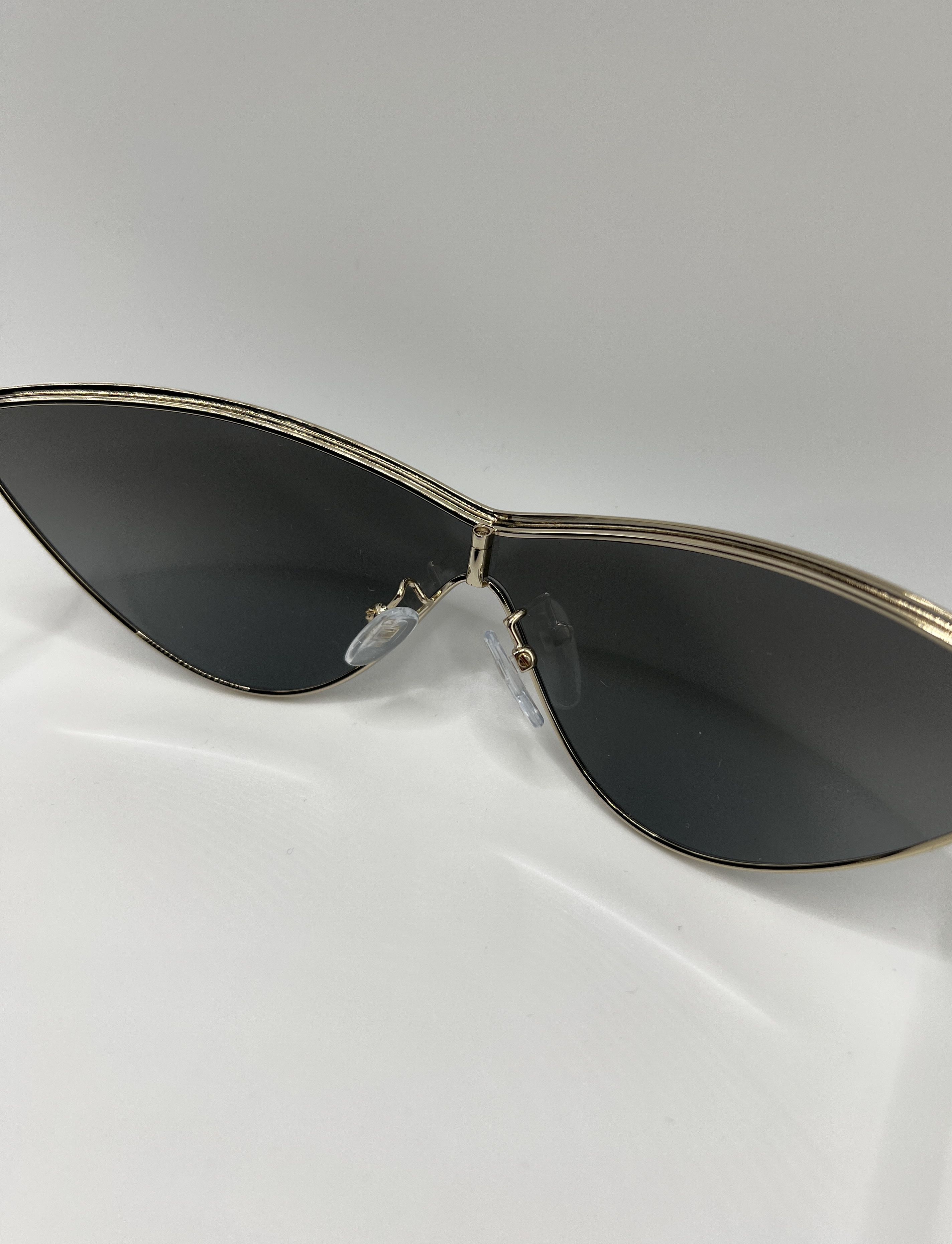 Furla Furla SFU311 Cat Eye Crystal Sunglasses Black/Gold Size ONE SIZE - 5 Thumbnail