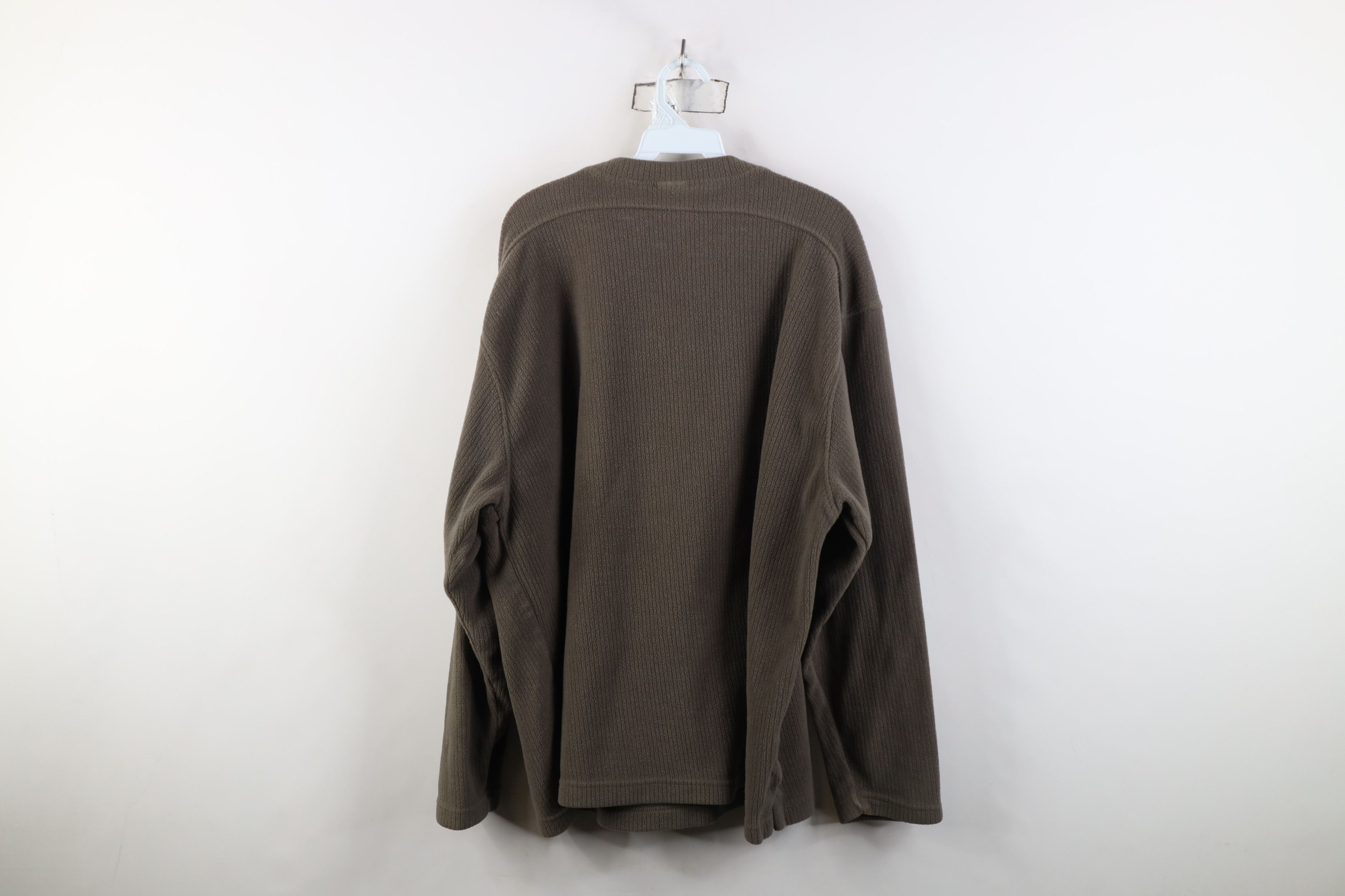 Rei Vintage 90s REI Italian Fleece Ribbed Sweater Gray USA Size US XL / EU 56 / 4 - 12 Thumbnail