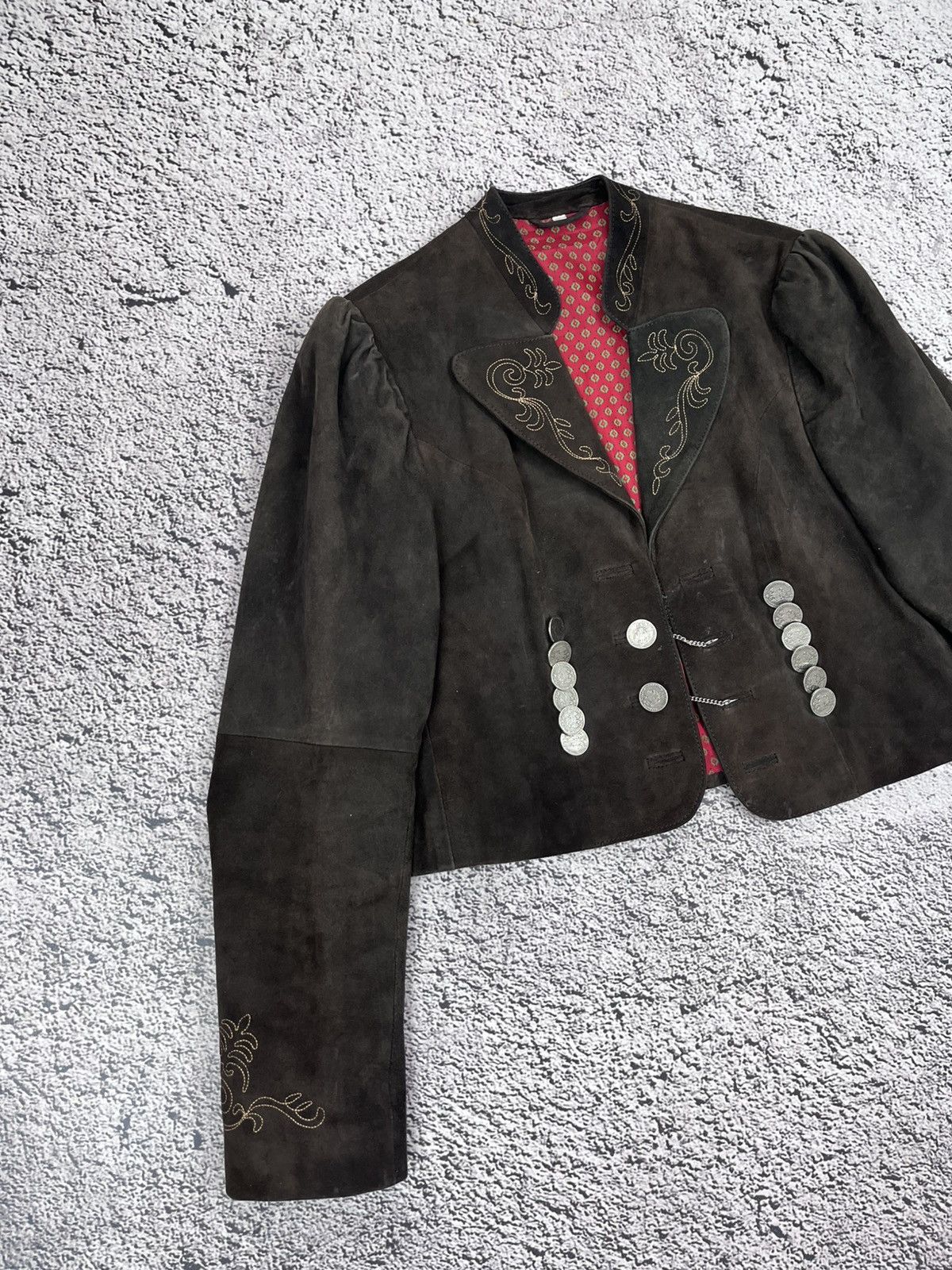 Genuine Leather Vintage Y2K Brown Leather Retro Jacket Military size M Size M / US 6-8 / IT 42-44 - 2 Thumbnail