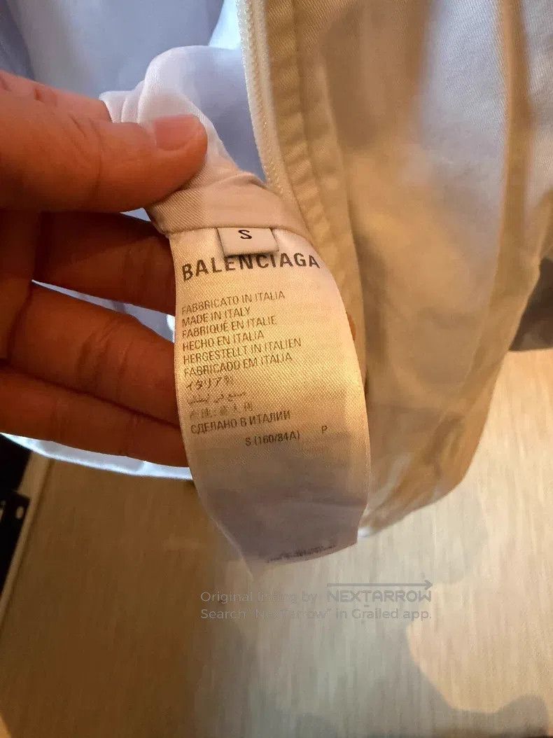 Balenciaga Balenciaga Pure white sports jacket Size US S / EU 44-46 / 1 - 5 Thumbnail