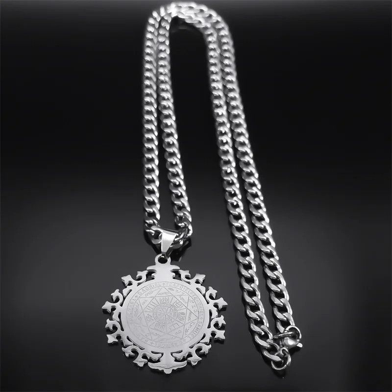 Jewelry Seal of Salomon Talisman Pendant Necklace Emblem Talisman Size ONE SIZE - 3 Thumbnail