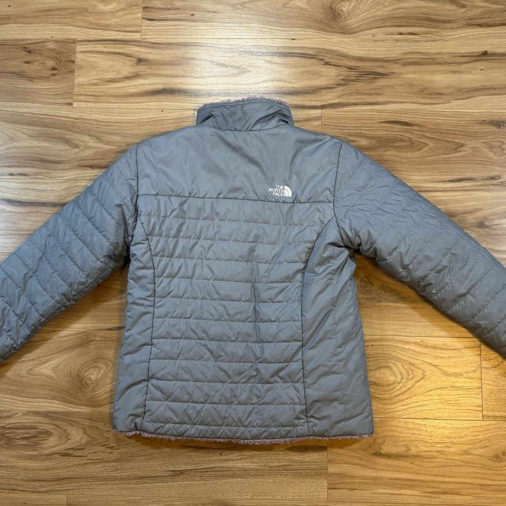 The North Face The North Face Girls XL Reversible Jacket Gray Purple Size XXL / US 16-18 / IT 52-54 - 3 Thumbnail