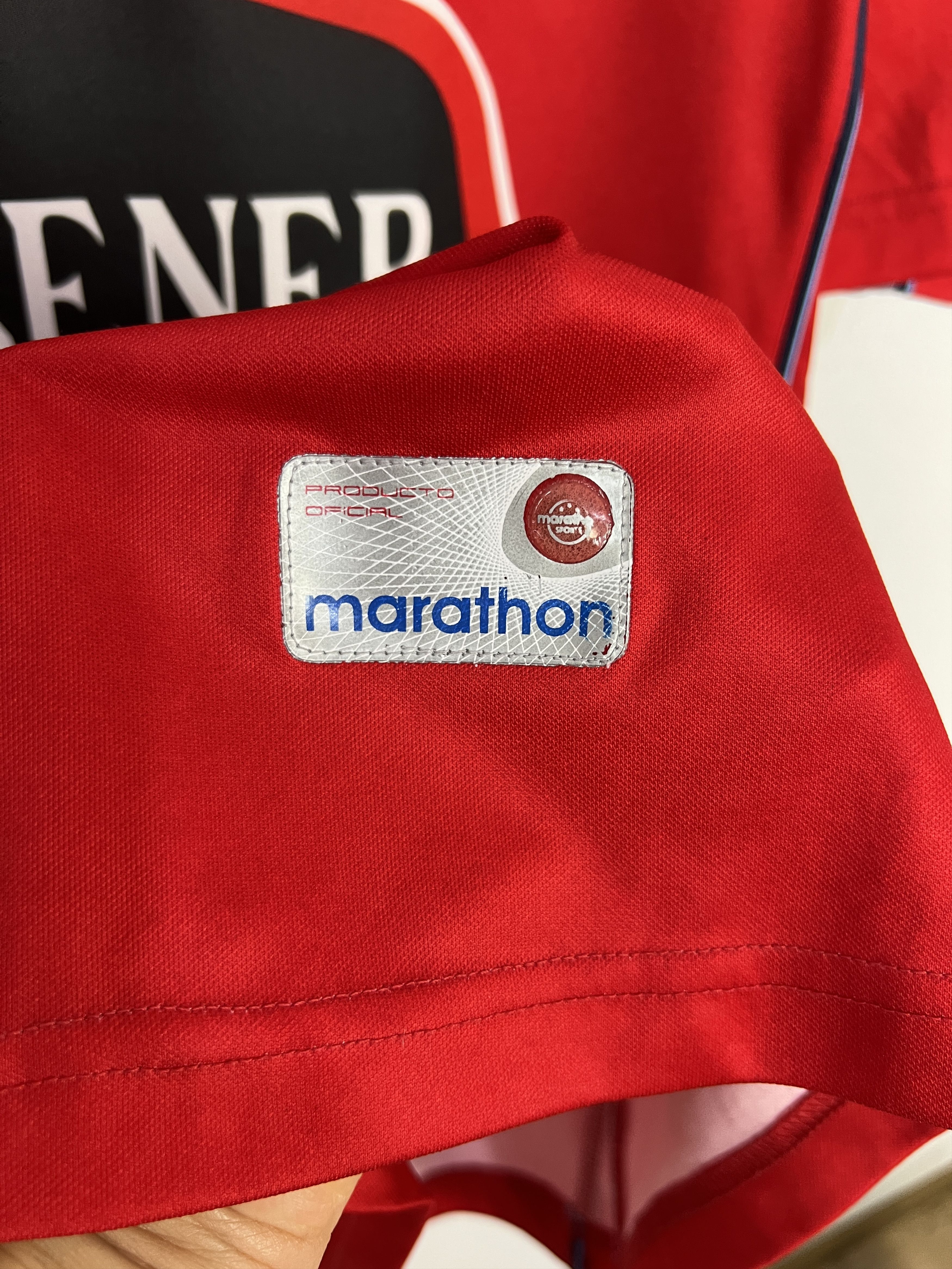 Vintage El Nacional de Quito Home football shirt 2003 Marathon Mens Size US M / EU 48-50 / 2 - 4 Thumbnail