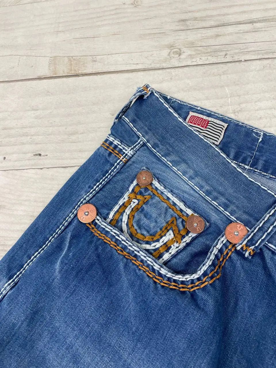 True Religion Vintage True Religion Billy Super Big T Baggy Denim Jeans Size US 40 / EU 56 - 6 Thumbnail