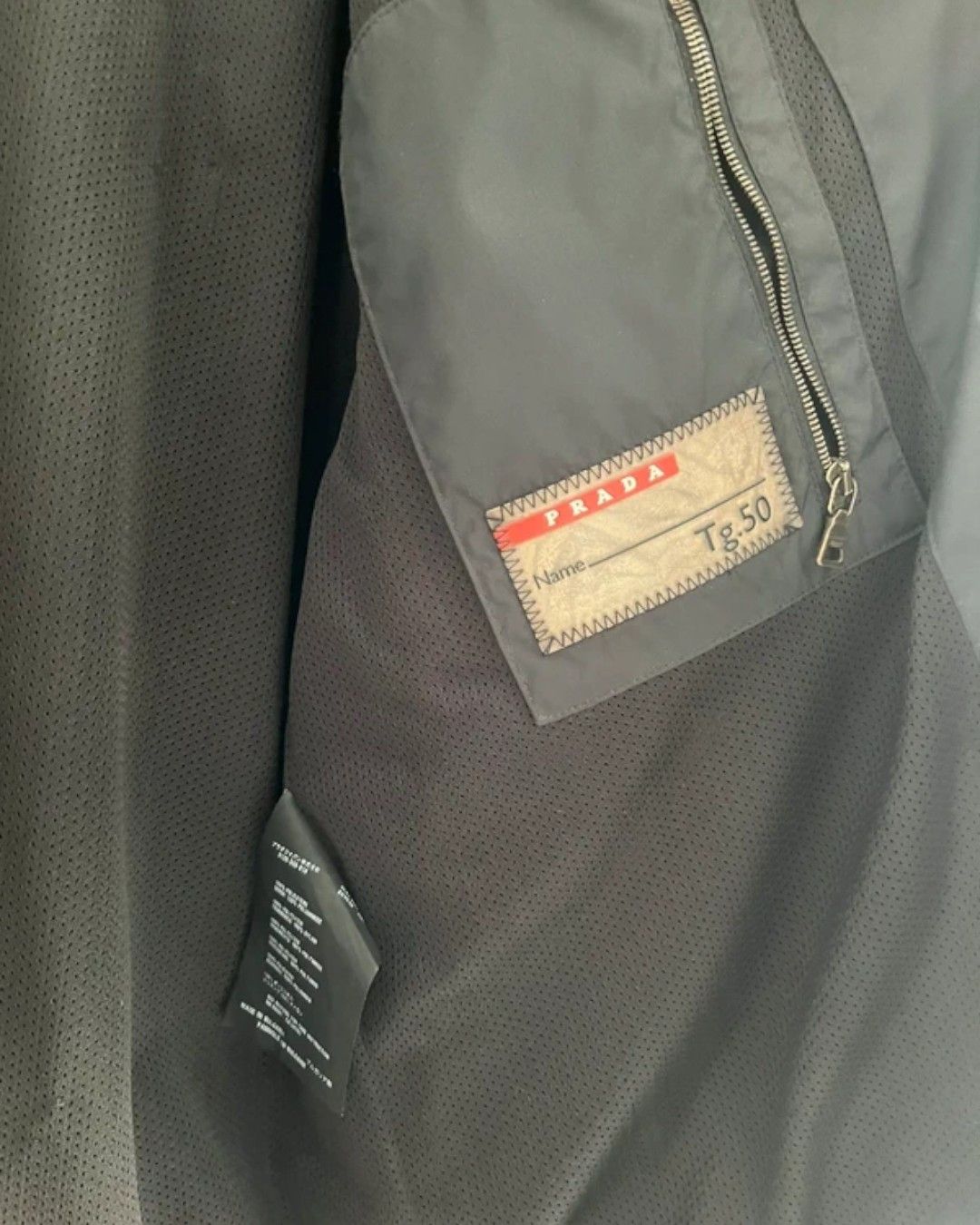Prada NYLON ARM POCKET BOMBER JACKET Size US M / EU 48-50 / 2 - 5 Thumbnail