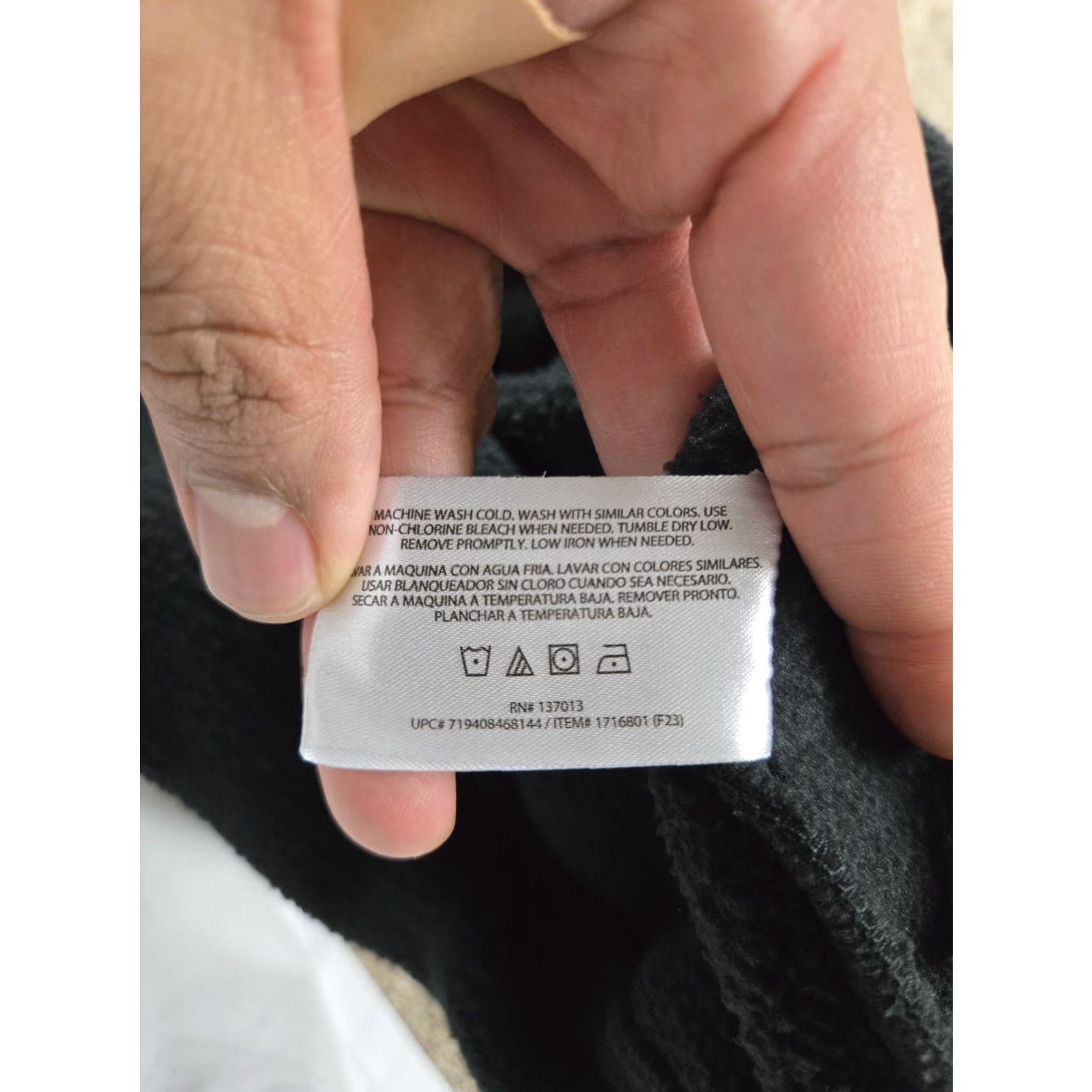 Orvis Orvis Fleece Jacket Mens S Black Full Zip Stand Collar Pockets Outdoor Bomber Jacket Polyester Zip Size US S / EU 44-46 / 1 - 7 Thumbnail
