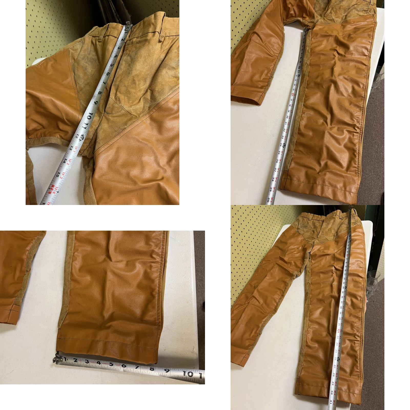 Doublet VINTAGE Duxbak Pants Workwear Mens Brown 32x31 Double Knee Rainproofed Cloth Carpenter Inseam 31 New? Size US 32 / EU 48 - 9 Thumbnail