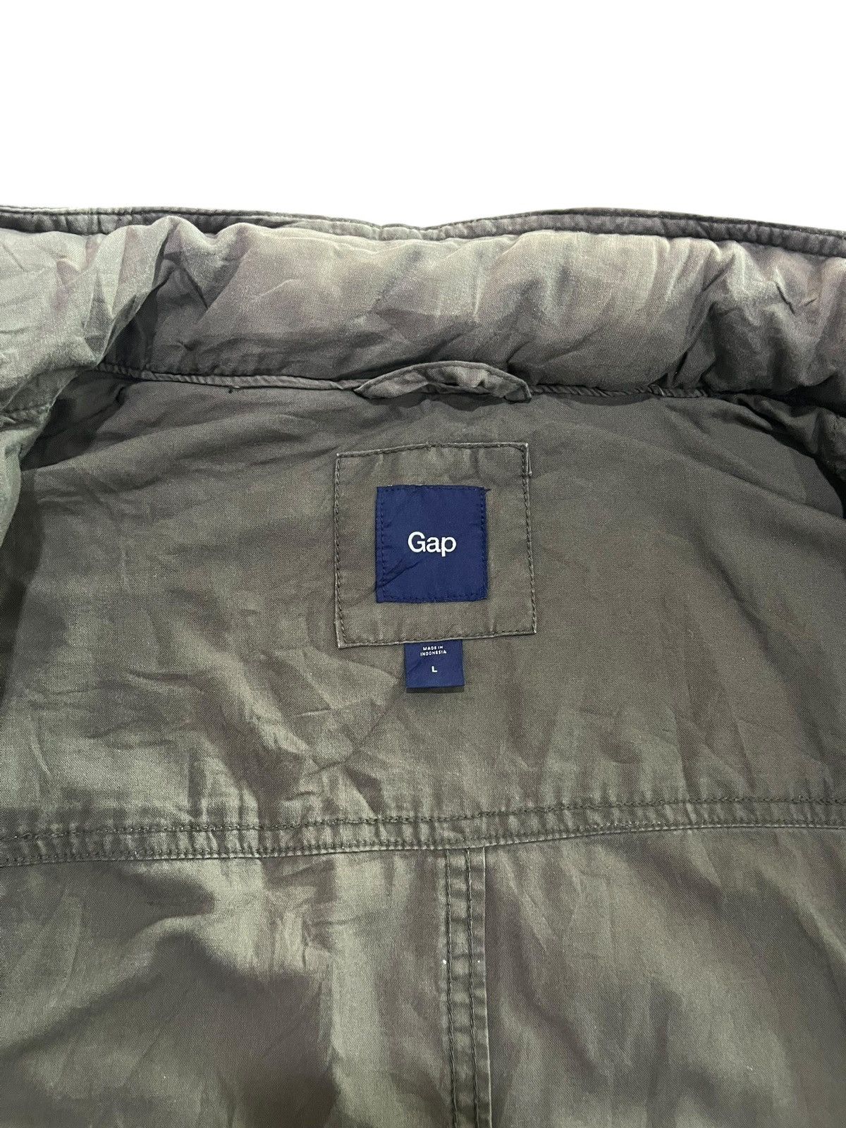 Gap × Vintage Vintage GAP Utility Sunfaded Jacket Hoodie Size US L / EU 52-54 / 3 - 9 Thumbnail