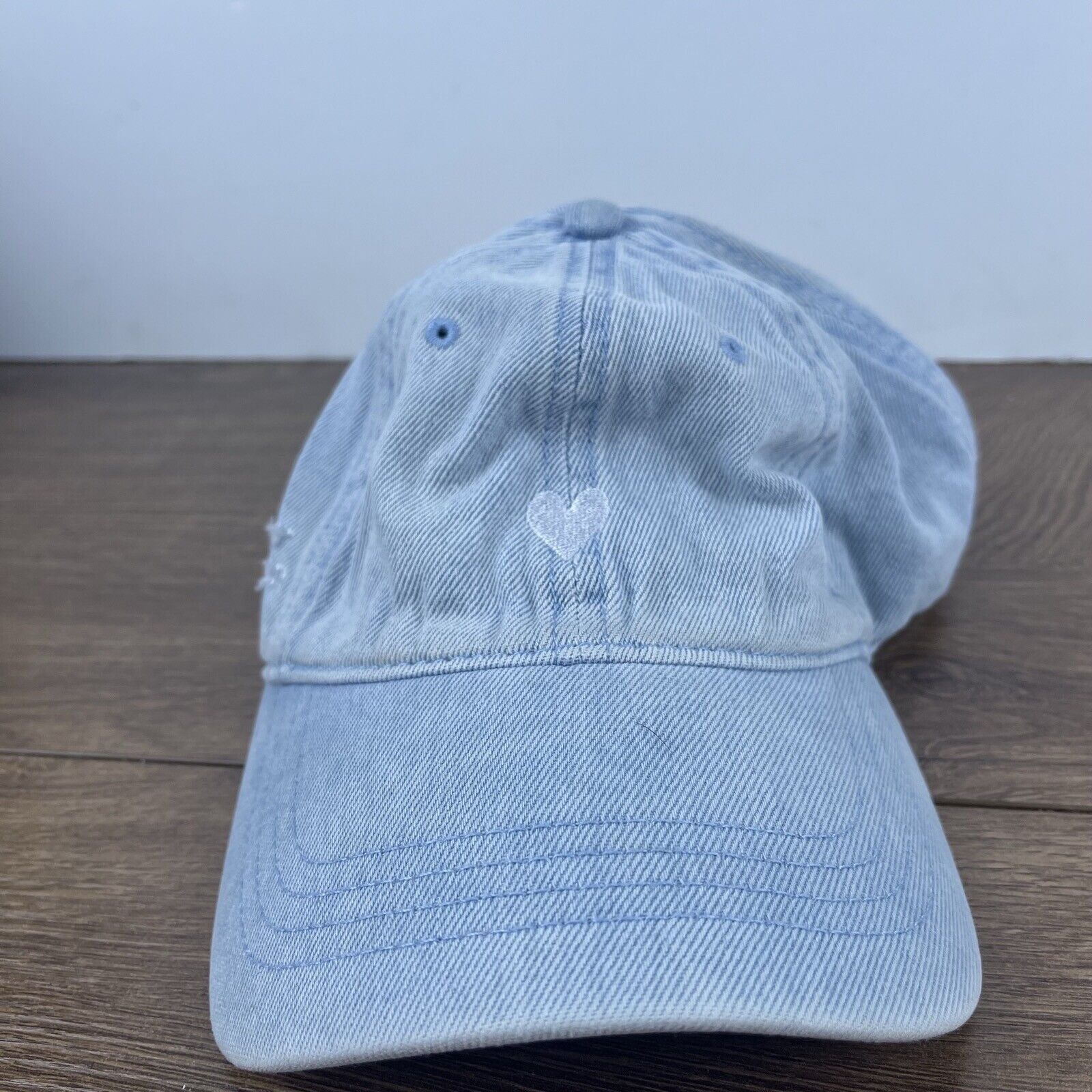 Other Heart Hat Love Heart Adjustable Hat Blue Hat Adjustable Blue Size ONE SIZE - 4 Thumbnail