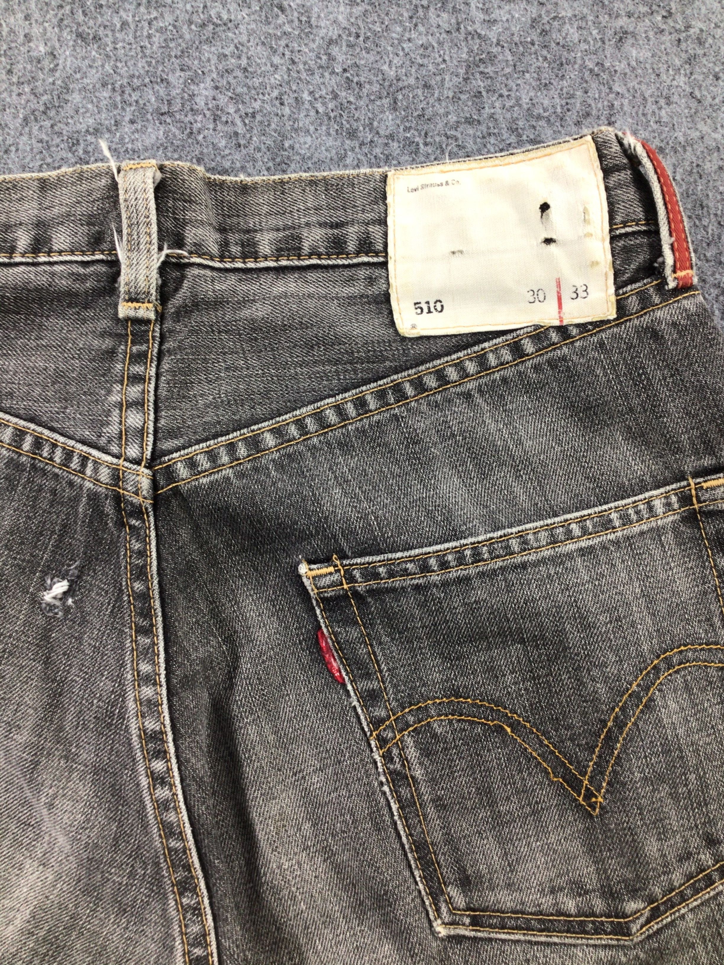 Levi's × Vintage Vintage Levis 510 Red Loop Jeans-JM591 Size US 30 / EU 46 - 5 Thumbnail