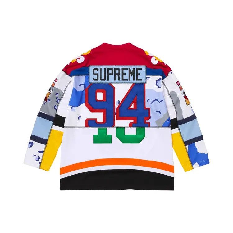 Supreme Supreme SS26 Paneled Hockey Jersey Size Large White Size US L / EU 52-54 / 3 - 15 Thumbnail