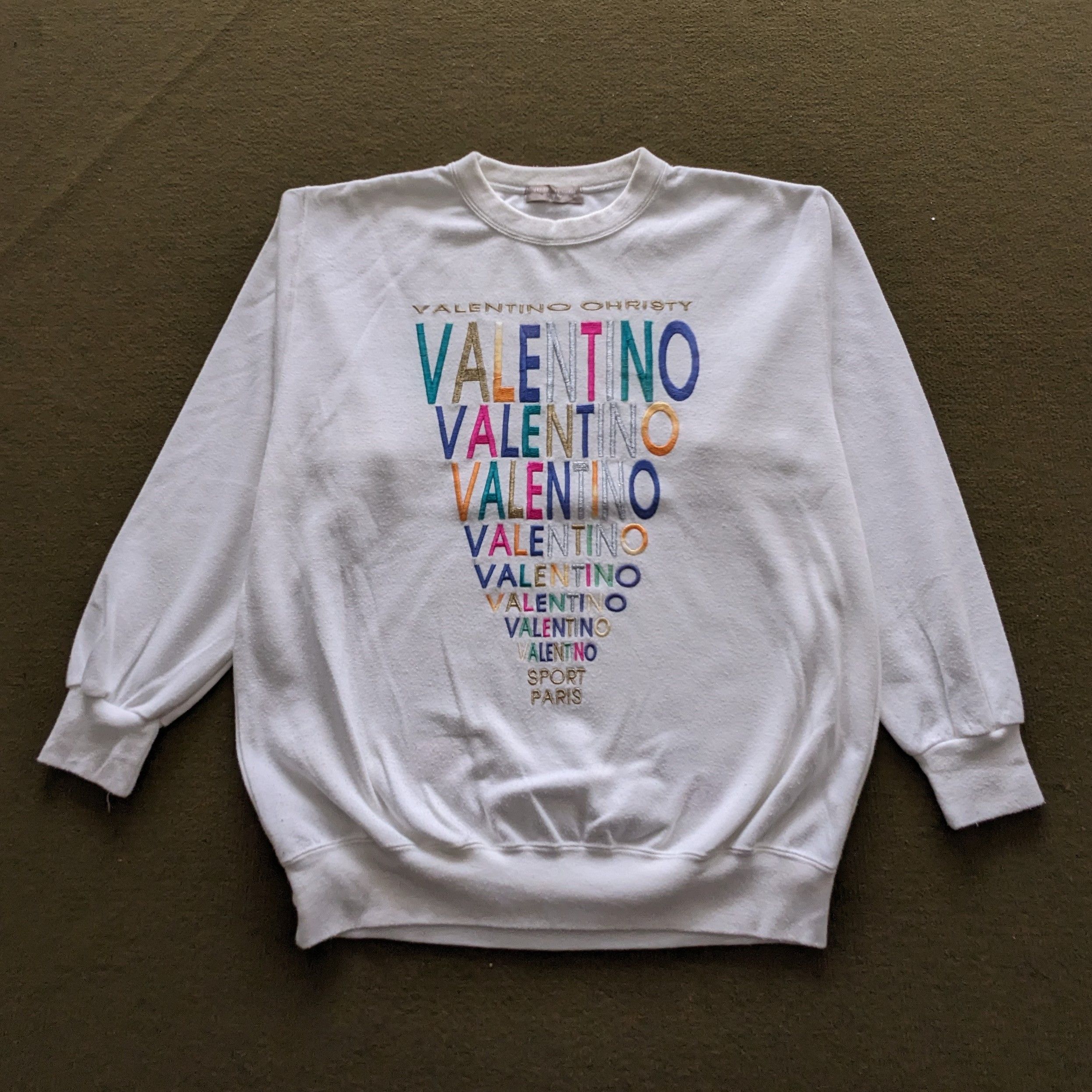 Valentino Vintage VALENTINO CHRISTY Crewneck Sweatshirt Size US M / EU 48-50 / 2 - 1 Thumbnail