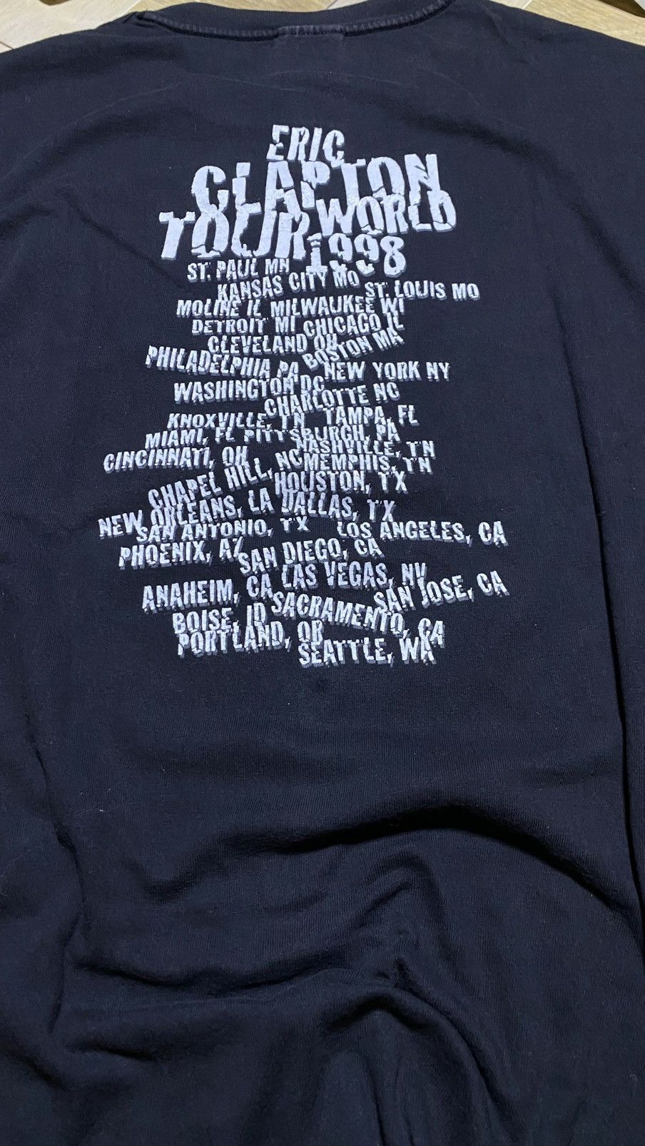 Band Tees Eric Clapton World Tour 98 Band Tee Size US L / EU 52-54 / 3 - 5 Thumbnail