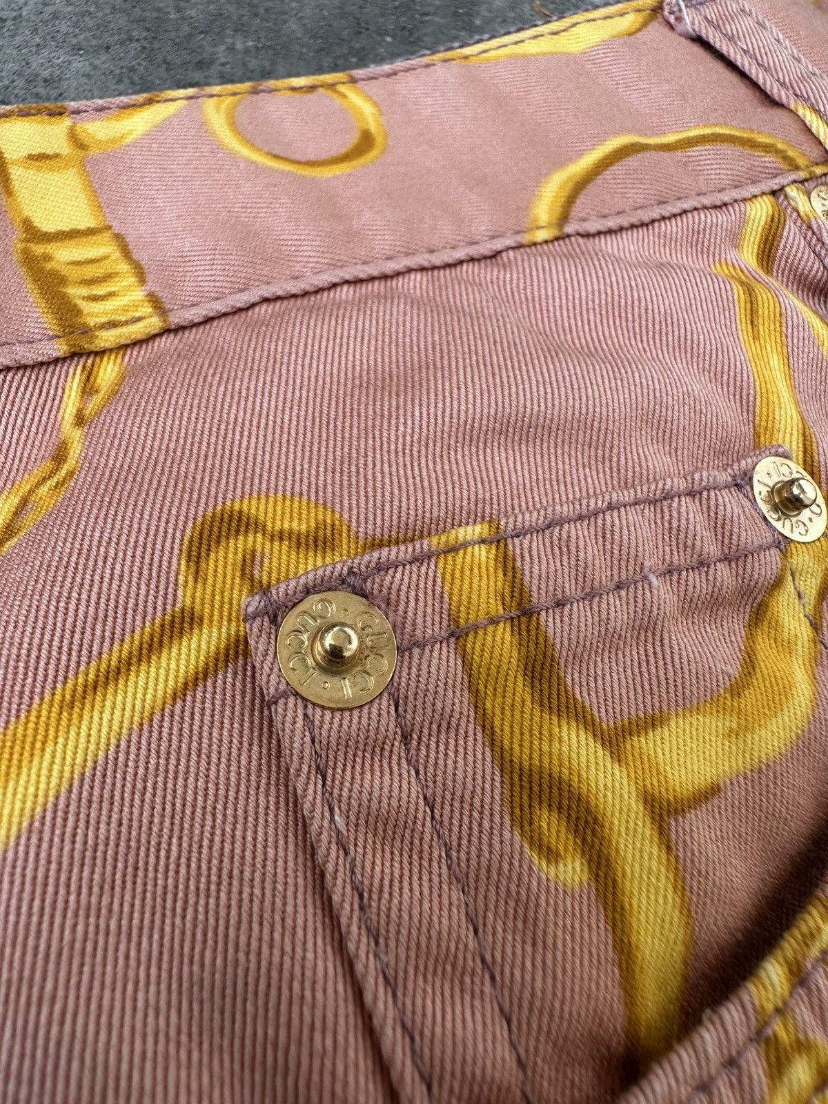 Gucci × Tom Ford Gucci - Tomford 1990 Horse Bit Logo High Waisted Coral Jeans Size 27" / US 4 / IT 40 - 6 Thumbnail