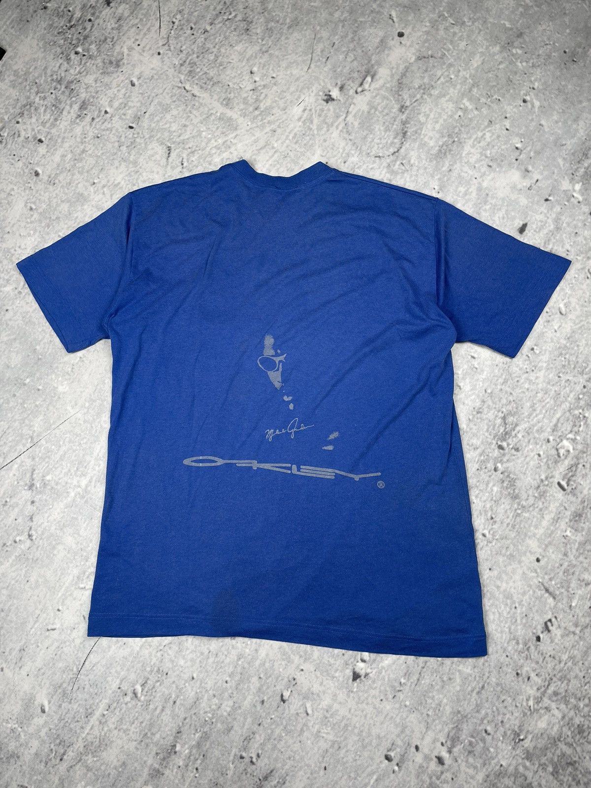 Jordan Brand 💎💎RARE Vintage 90s Oakley blue big logo Jordan Size US M / EU 48-50 / 2 - 1 Thumbnail