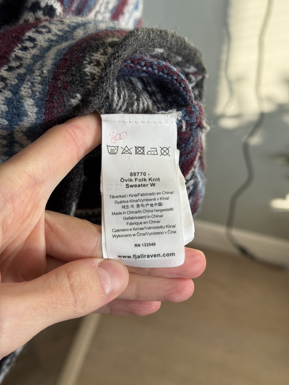 Fjallraven Fjallraven Övik Folk Knit Size L / US 10 / IT 46 - 6 Thumbnail