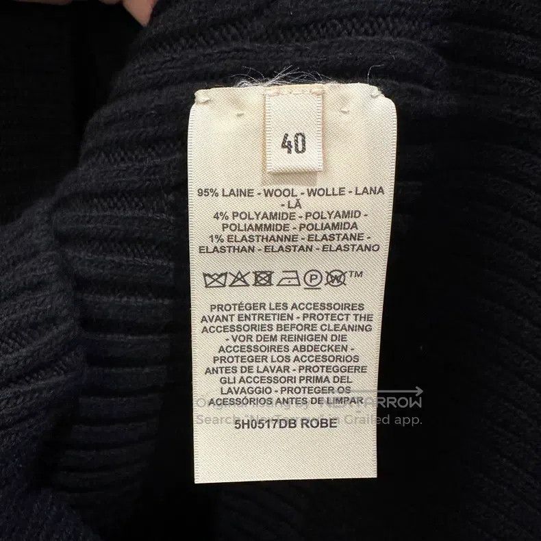 Hermes Hermes Semi-zip wool dress Size S / US 4 / IT 40 - 4 Thumbnail