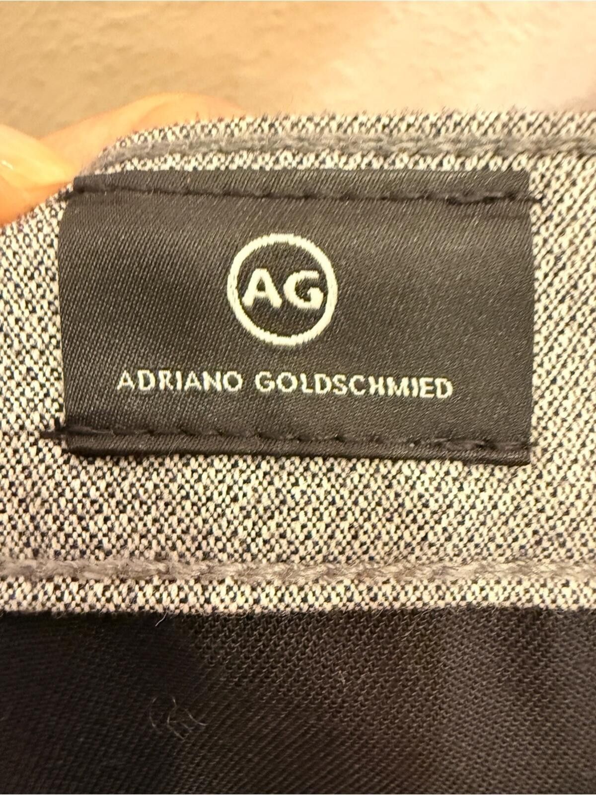 AG Adriano Goldschmied Ag Adriano Goldschmied Men's Gray Cotton Pant Sz 32 Size US 32 / EU 48 - 9 Thumbnail
