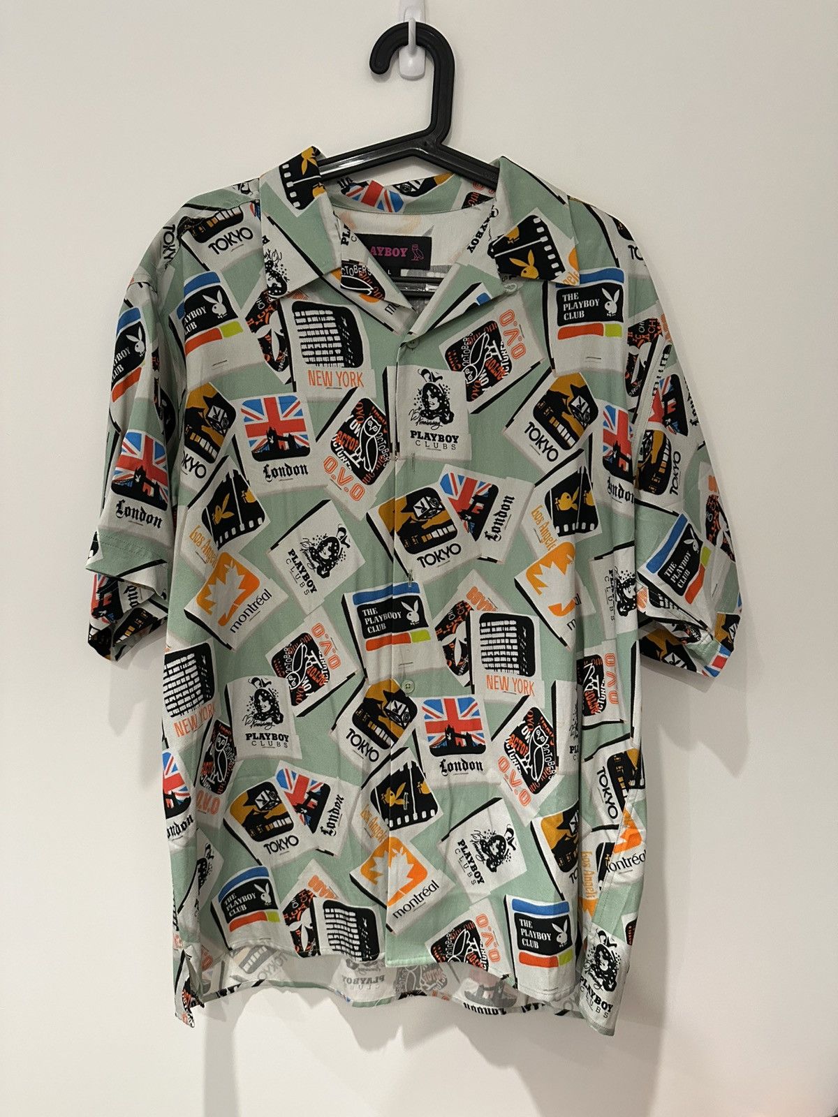 October's Very Own × Playboy OVO × PLAYBOY Silk Shirt Size US L / EU 52-54 / 3 - 1 Thumbnail