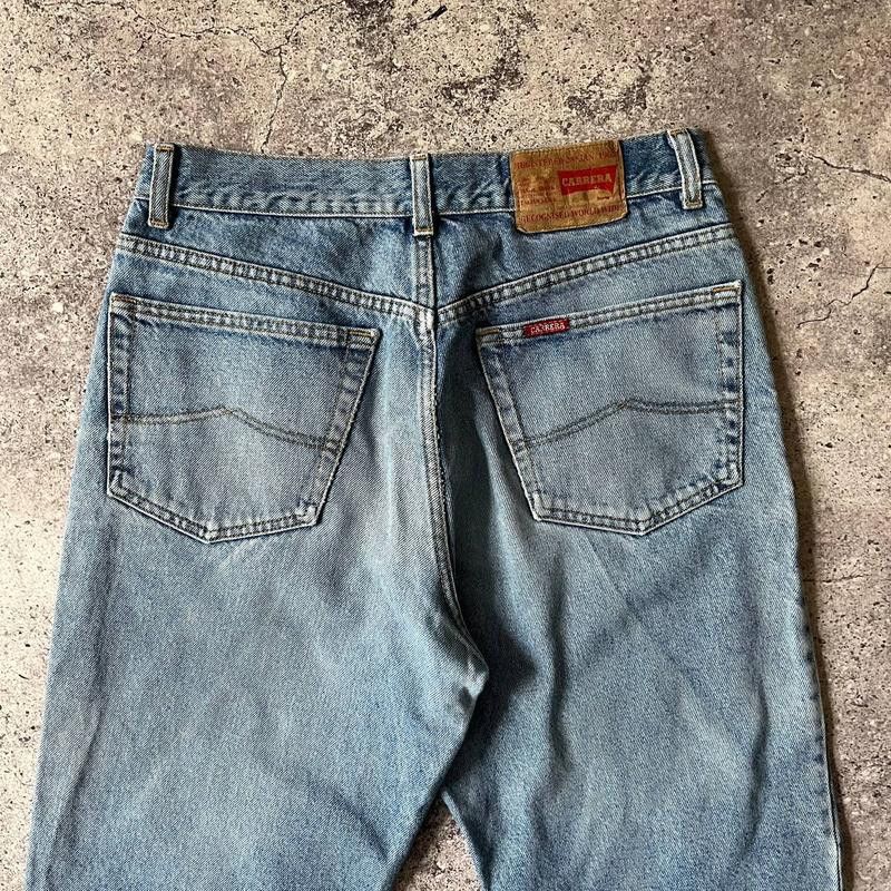 Carrera × Vintage Vintage Italian Carrera Mens Straight Blue Jeans Size 34x34 Size US 34 / EU 50 - 7 Thumbnail