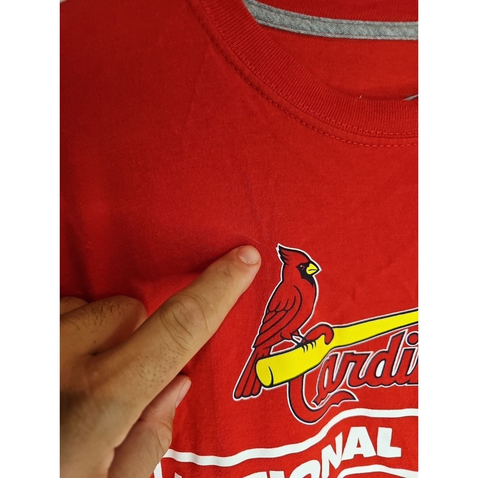 Nike NIKE 2011 St. Louis Cardinals NL Champions Shirt Size Mens M Size US M / EU 48-50 / 2 - 6 Thumbnail