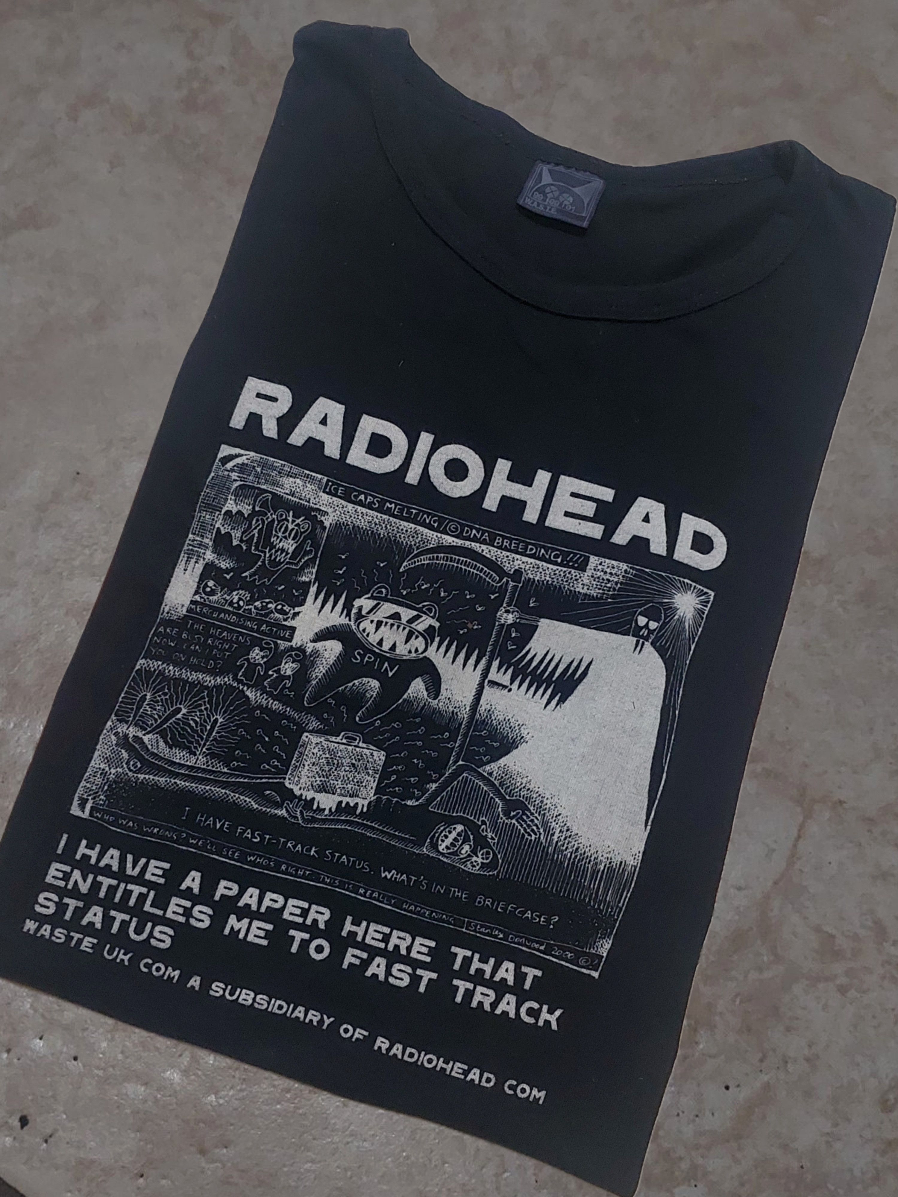 Band Tees Vintage 2000 Radiohead's Kid A Size US L / EU 52-54 / 3 - 3 Thumbnail