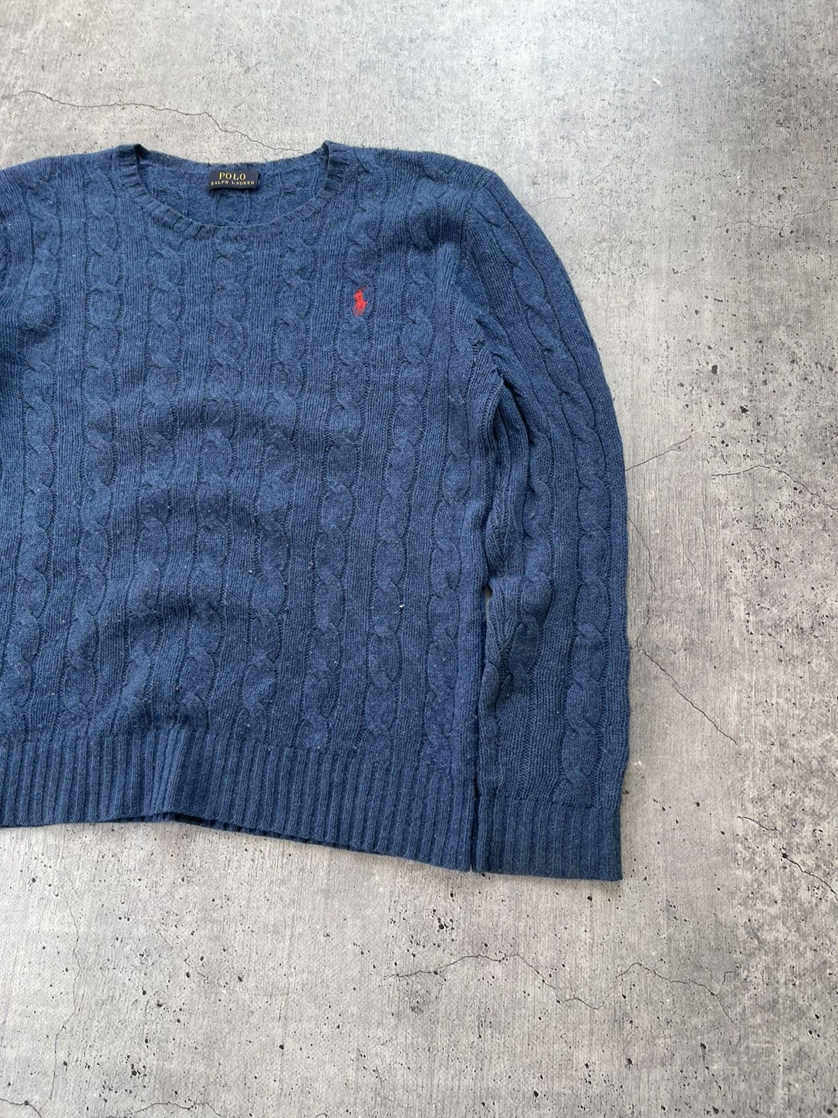 Polo Ralph Lauren Vintage Polo Ralph Lauren Sweater Knit Mini Logo Mens 90s Size L / US 10 / IT 46 - 4 Thumbnail