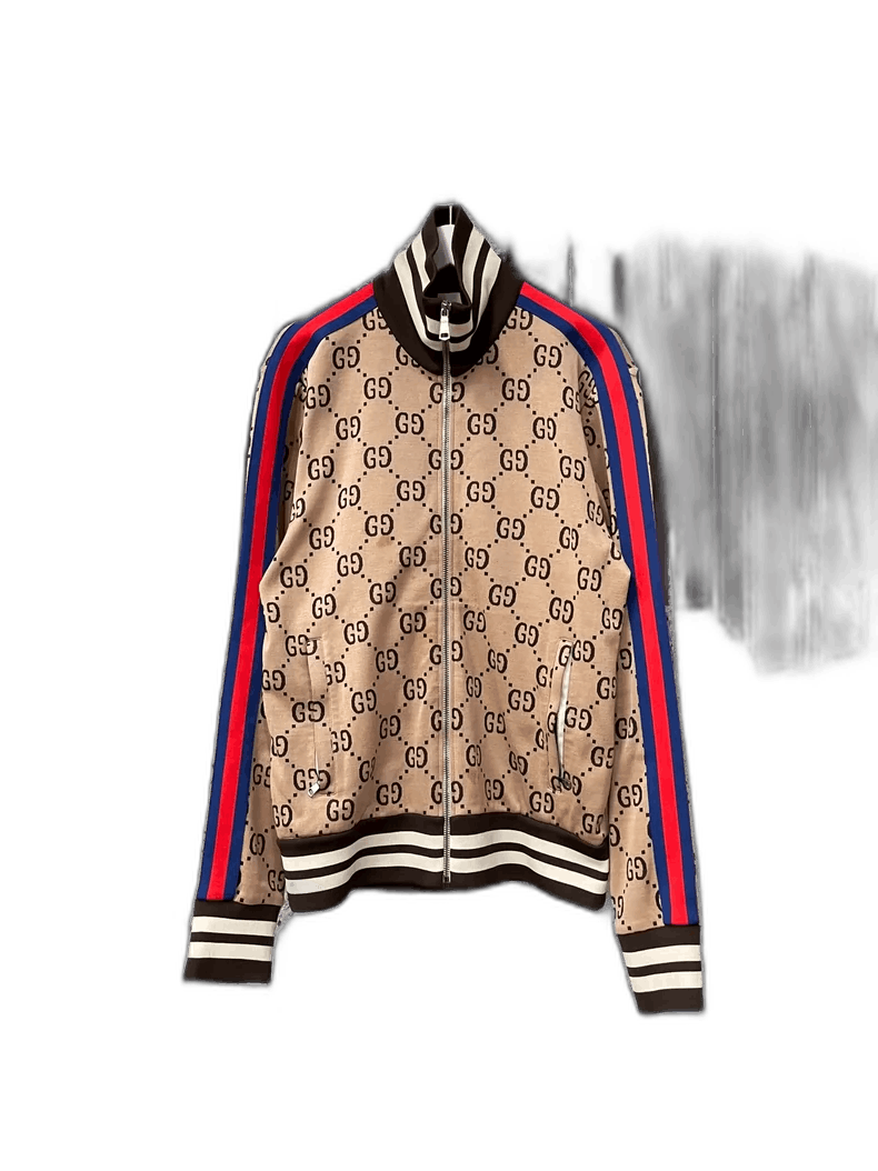 Gucci Gucci Logo Track Jacket with Stripes-2505 Size S / US 4 / IT 40 - 1 Thumbnail