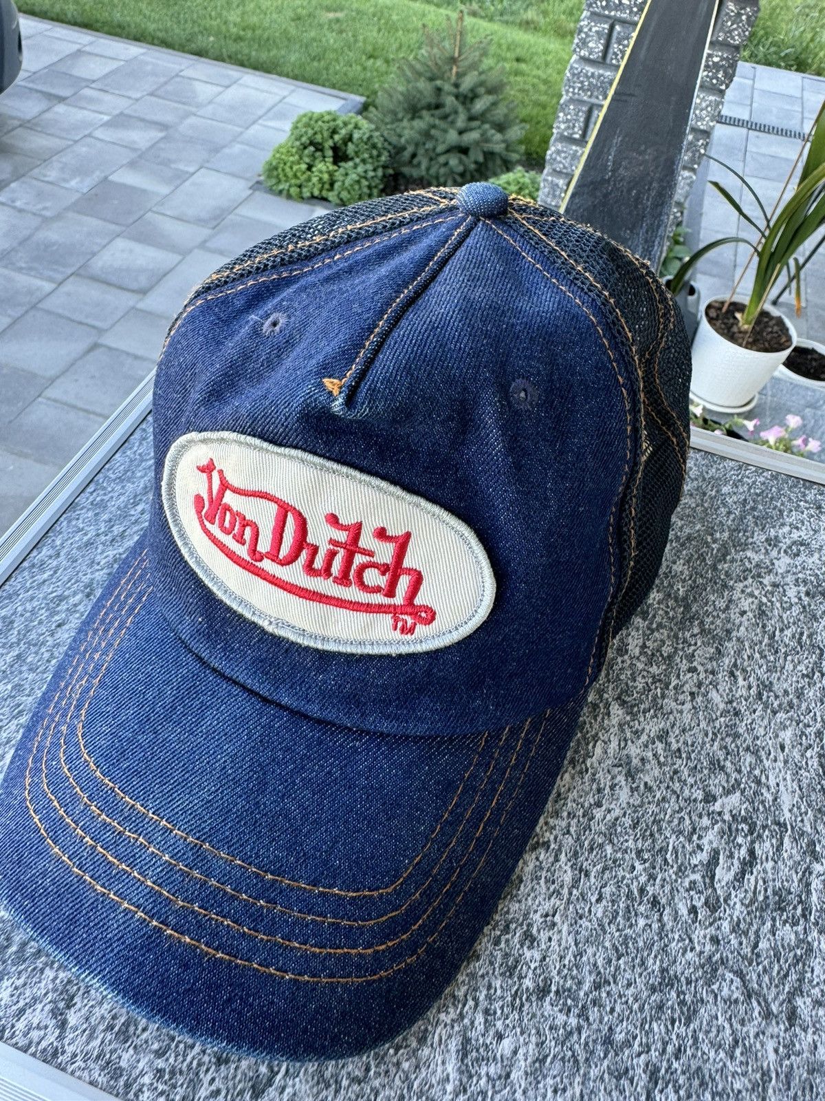 Vintage Vintage Von Dutch denim Y2K trap Tryuck Hat cap Jeans Logo Size ONE SIZE - 11 Thumbnail