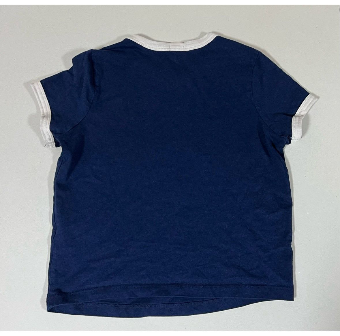 Garage Garage Navy Blue ‘London’ Graphic Ringer Tee Shirt Top XS 💙✨ Size XS / US 0-2 / IT 36-38 - 3 Thumbnail