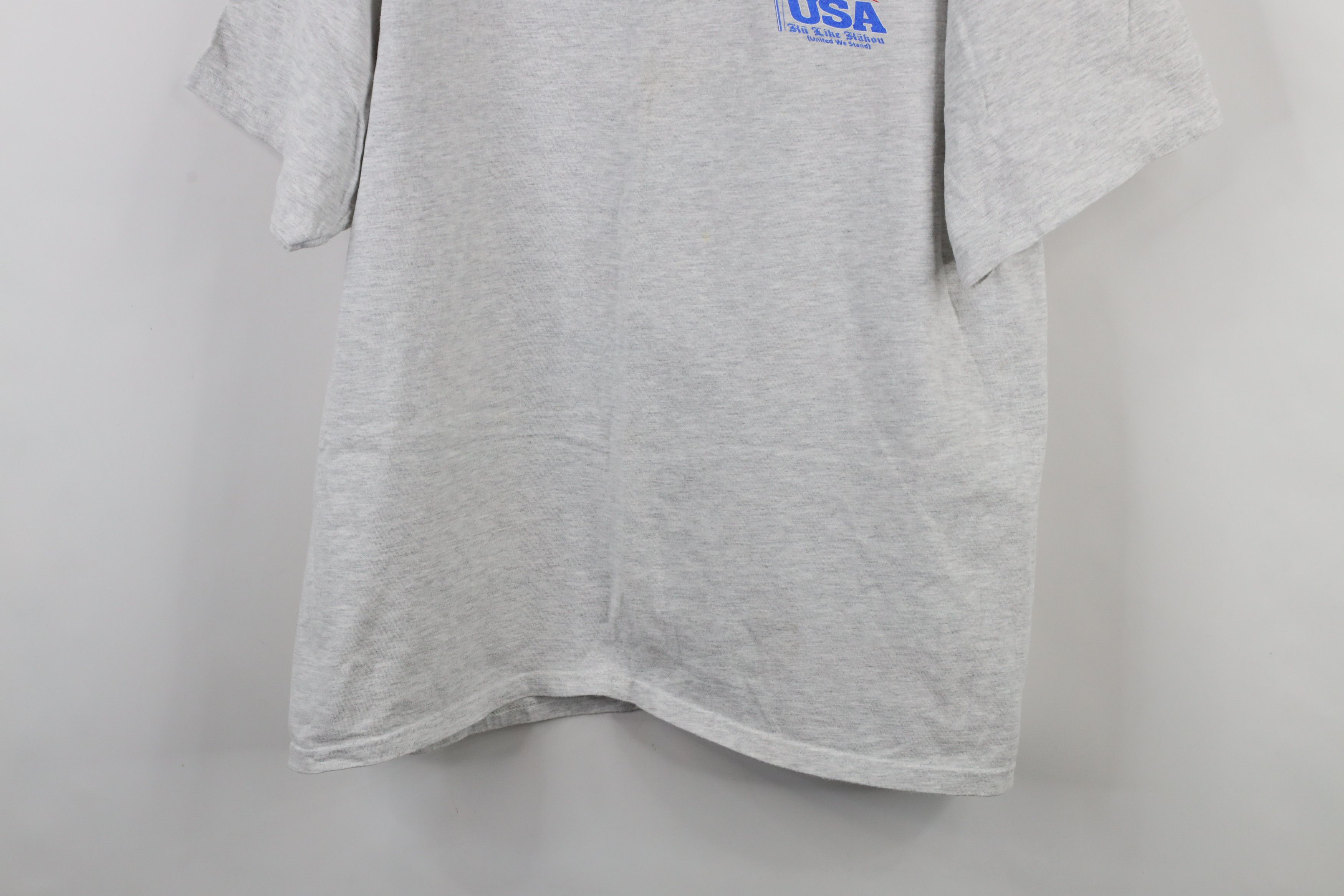 Vintage Vintage 90s Hawaii USA Ku Like Kakou United We Stand T-Shirt Size US XXL / EU 58 / 5 - 3 Thumbnail