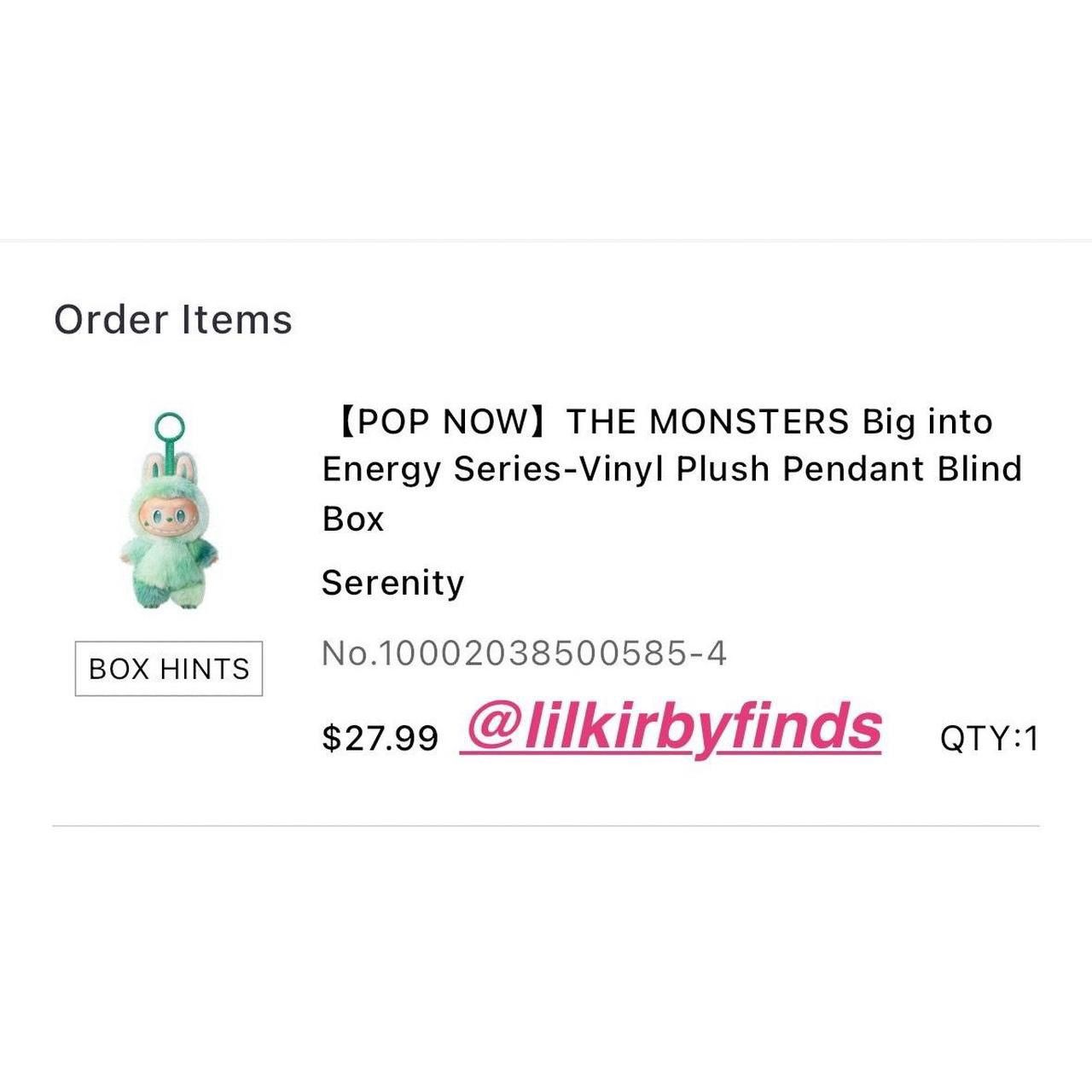 POP MART POP MART LABUBU - BIG INTO ENERGY - “SERENITY” - AUTHENTIC Size ONE SIZE - 5 Thumbnail