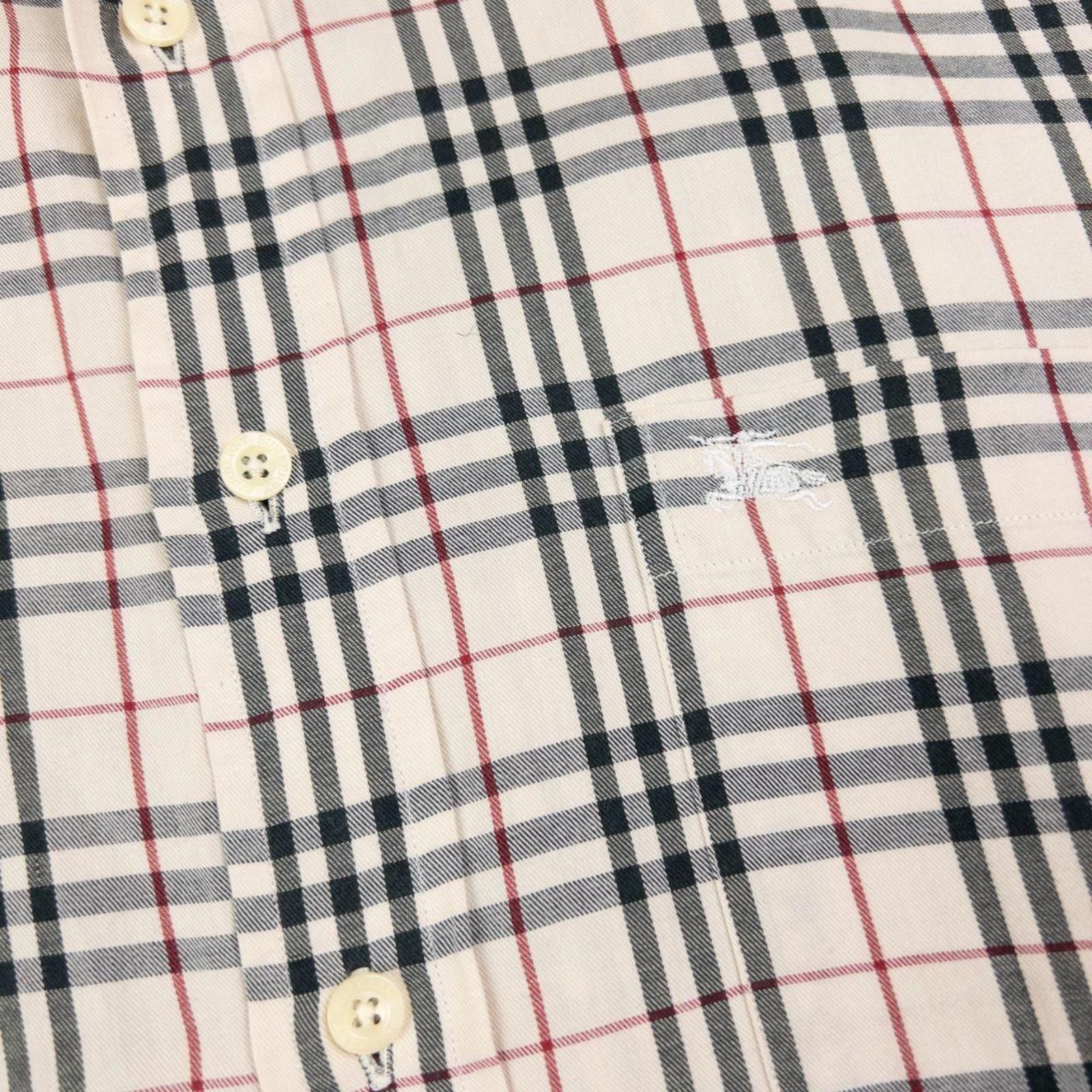 Burberry Vintage Burberry Nova Check Long Sleeve Button Up Shirt XL Size US XL / EU 56 / 4 - 4 Thumbnail
