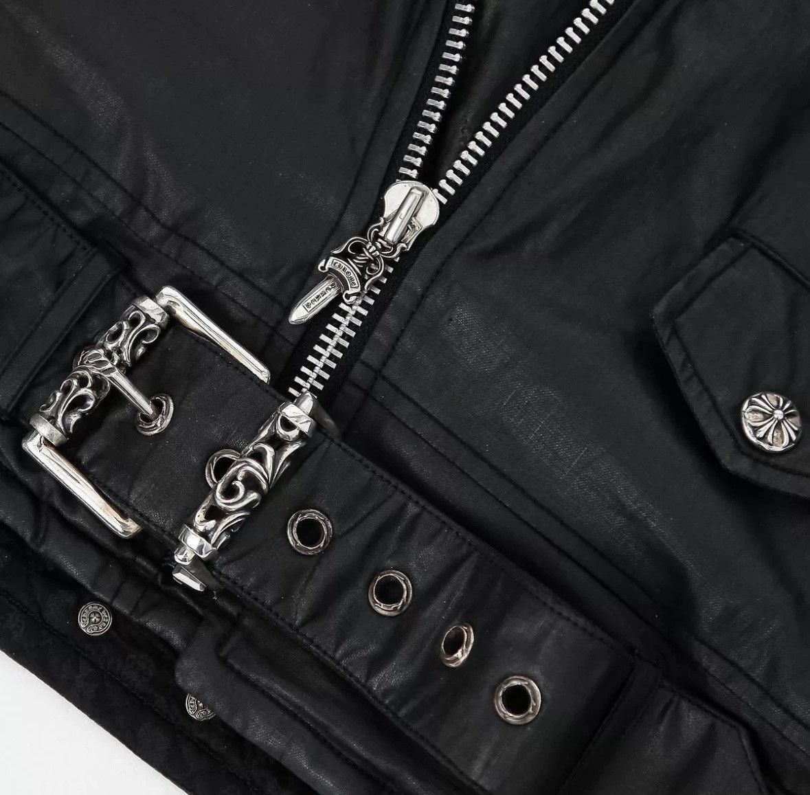 Chrome Hearts Chrome hearts leather jacket Size US S / EU 44-46 / 1 - 5 Thumbnail