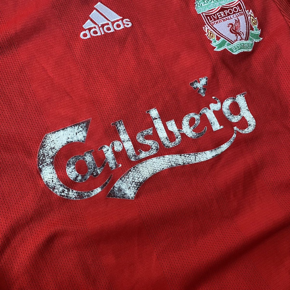 Adidas × Vintage Liverpool 2008/2009 AWAY SHIRT FOOTBALL SOCCER JERSEY ADIDAS Size US M / EU 48-50 / 2 - 10 Thumbnail