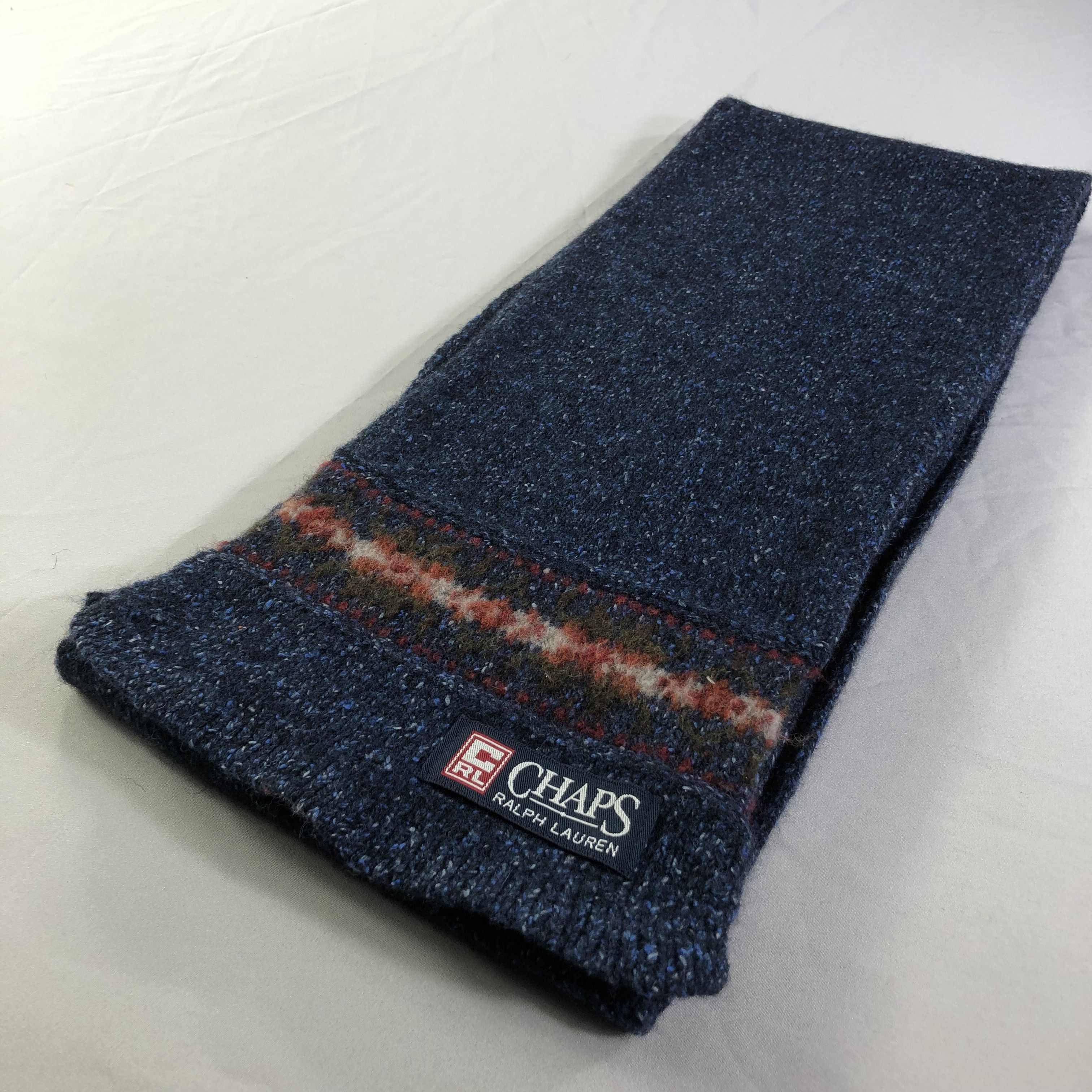 Chaps Ralph Lauren Chaps Ralph Lauren Wool Scarf Muffler V1543 Size ONE SIZE - 2 Thumbnail