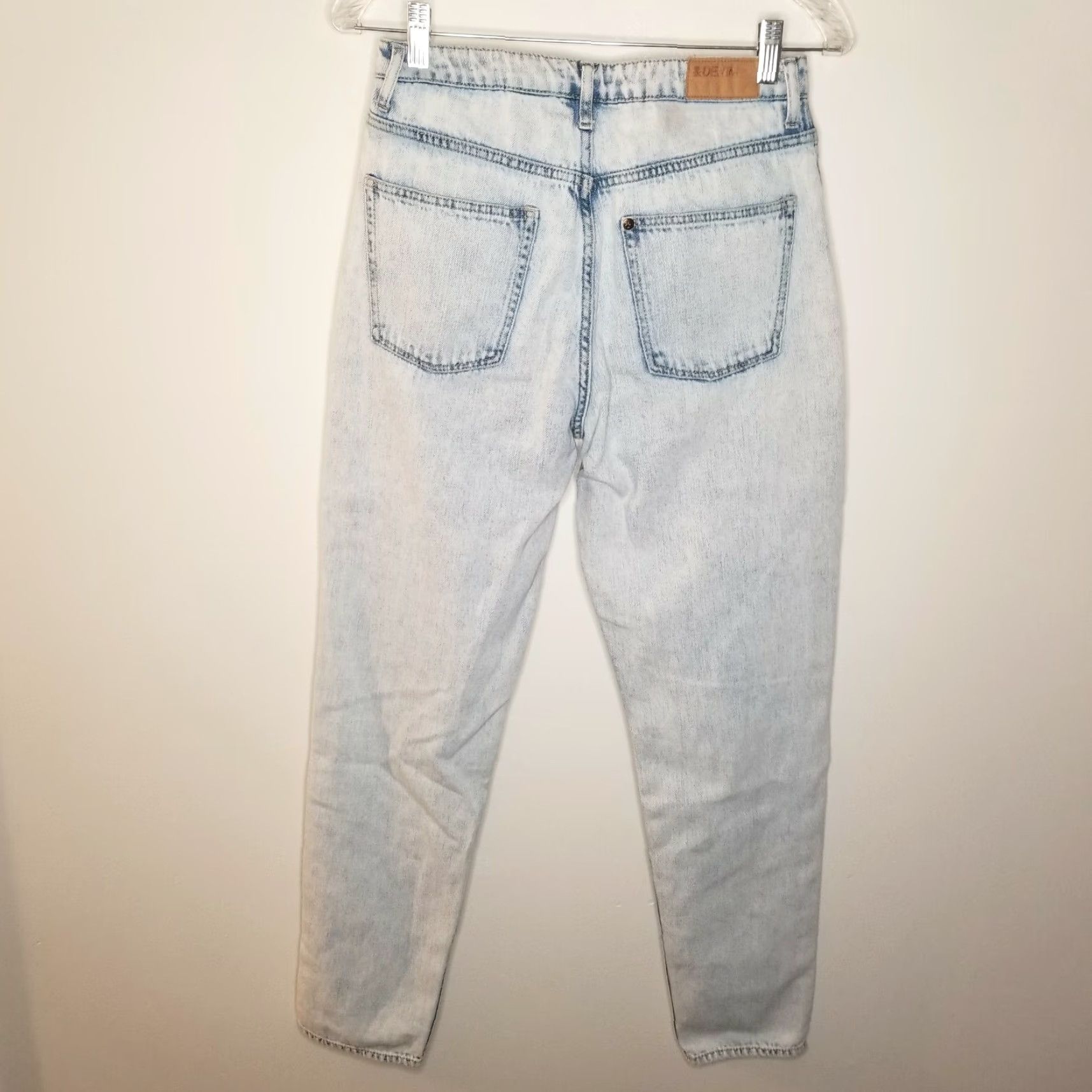 H&M VINTAGE? Wait: H&M & Denim Womens Acid Wash Mom Blue Jeans 28/32 Jeans Women Blue Acid Wash Mom 28/32 Size 28" / US 6 / IT 42 - 4 Thumbnail