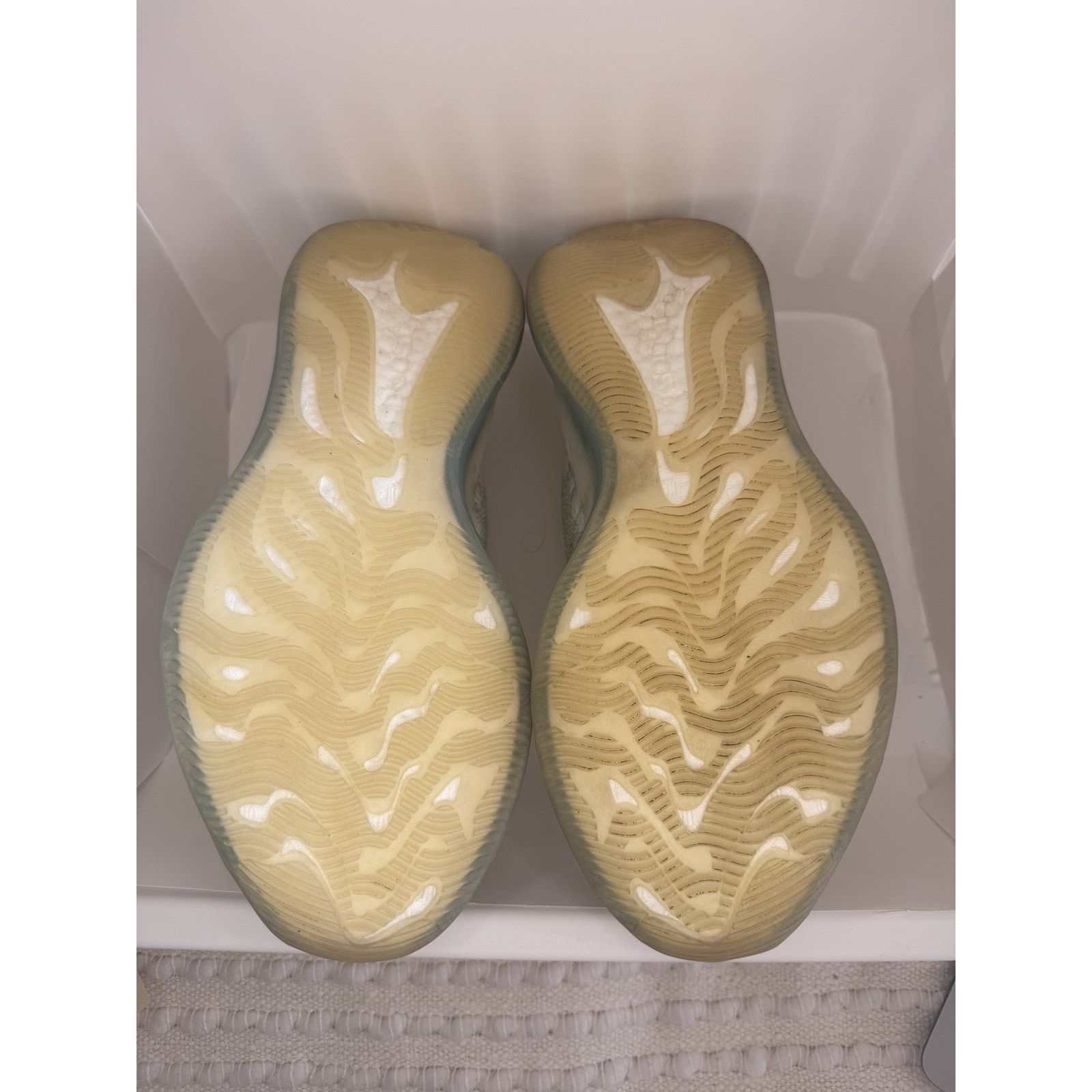 Adidas Adidas Yeezy Boost 380 Shoes Mens Blue Oat Reflective Knit Size US 12 / EU 45 - 5 Thumbnail