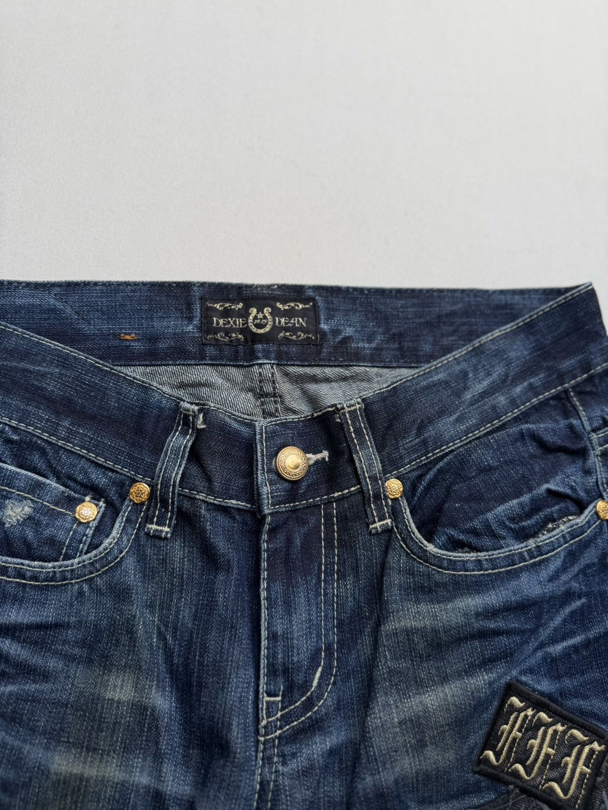 Japanese Brand Dixie flare jeans Size US 28 / EU 44 - 5 Thumbnail